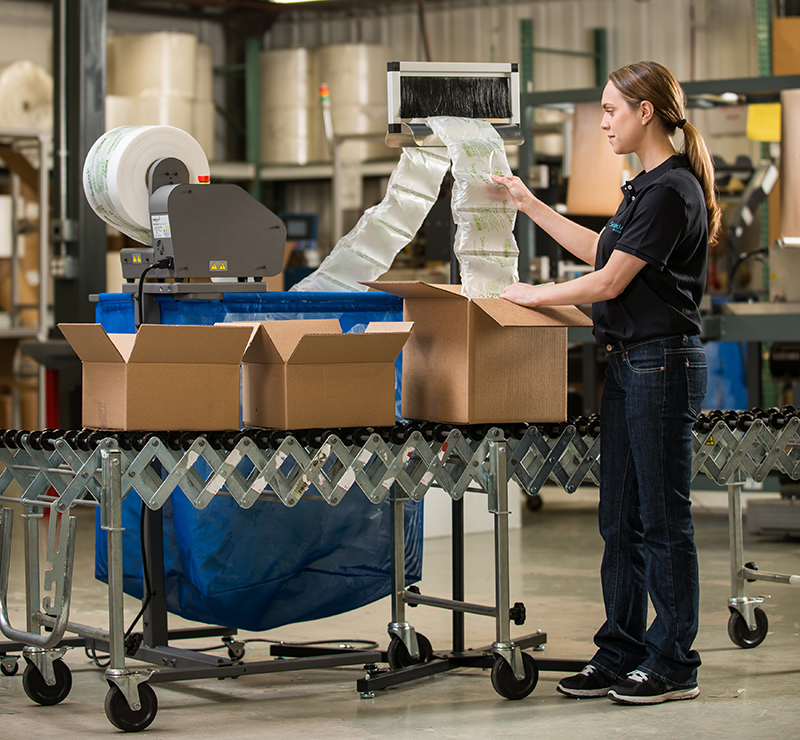 air pillow packaging machine