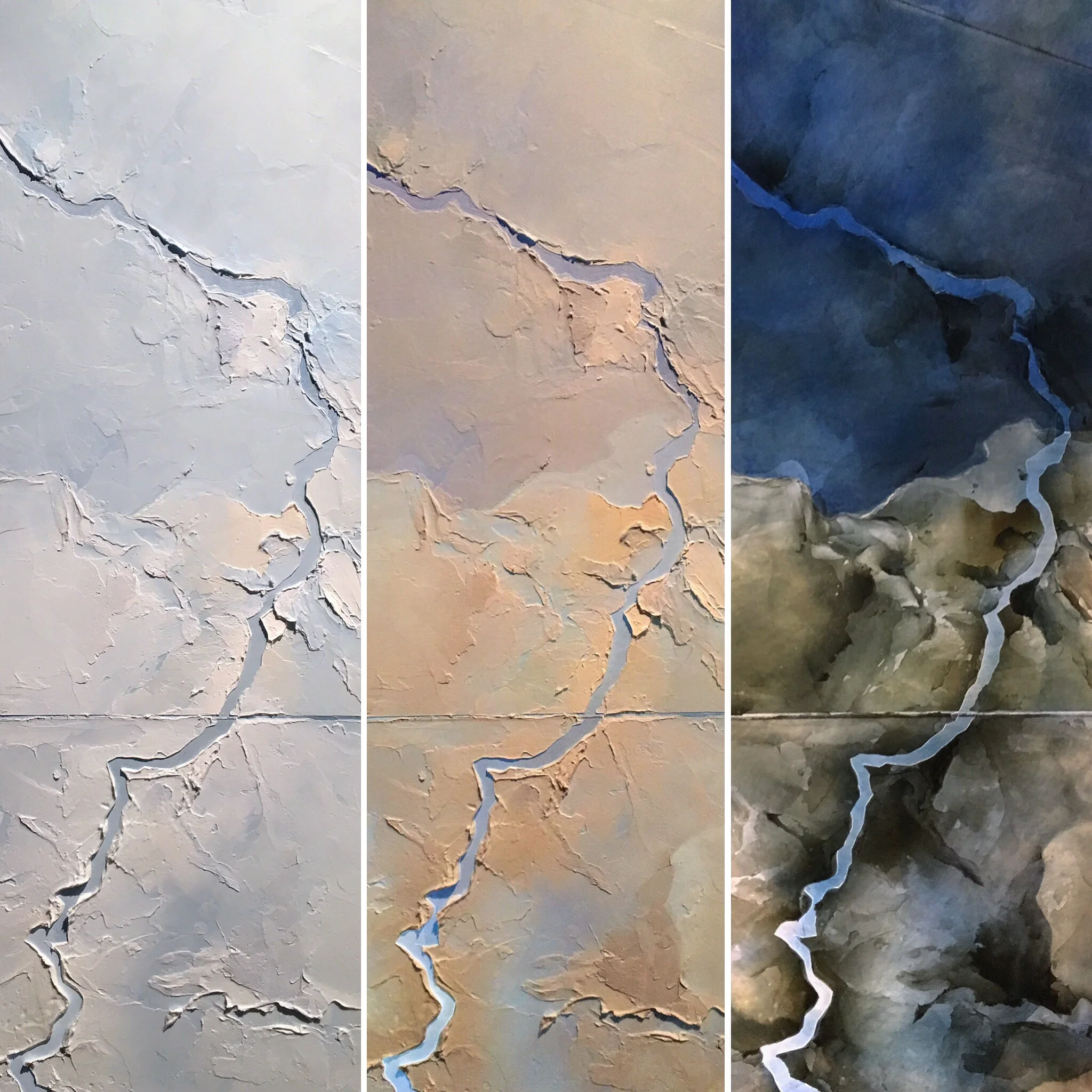 Detail shot of three lighting phases 
