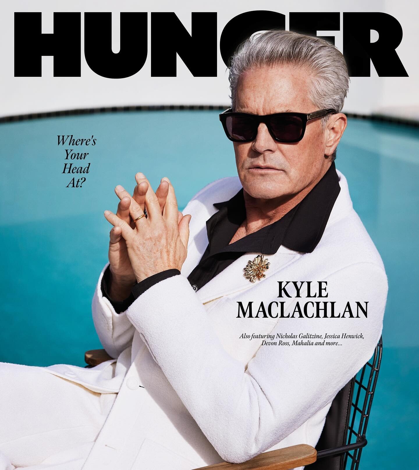 Out today! &ldquo;The nicest man in Hollywood&rdquo; and one and only @kyle_maclachlan in @hungermagazine reflecting on his career that has been anything but ordinary ✨🎬