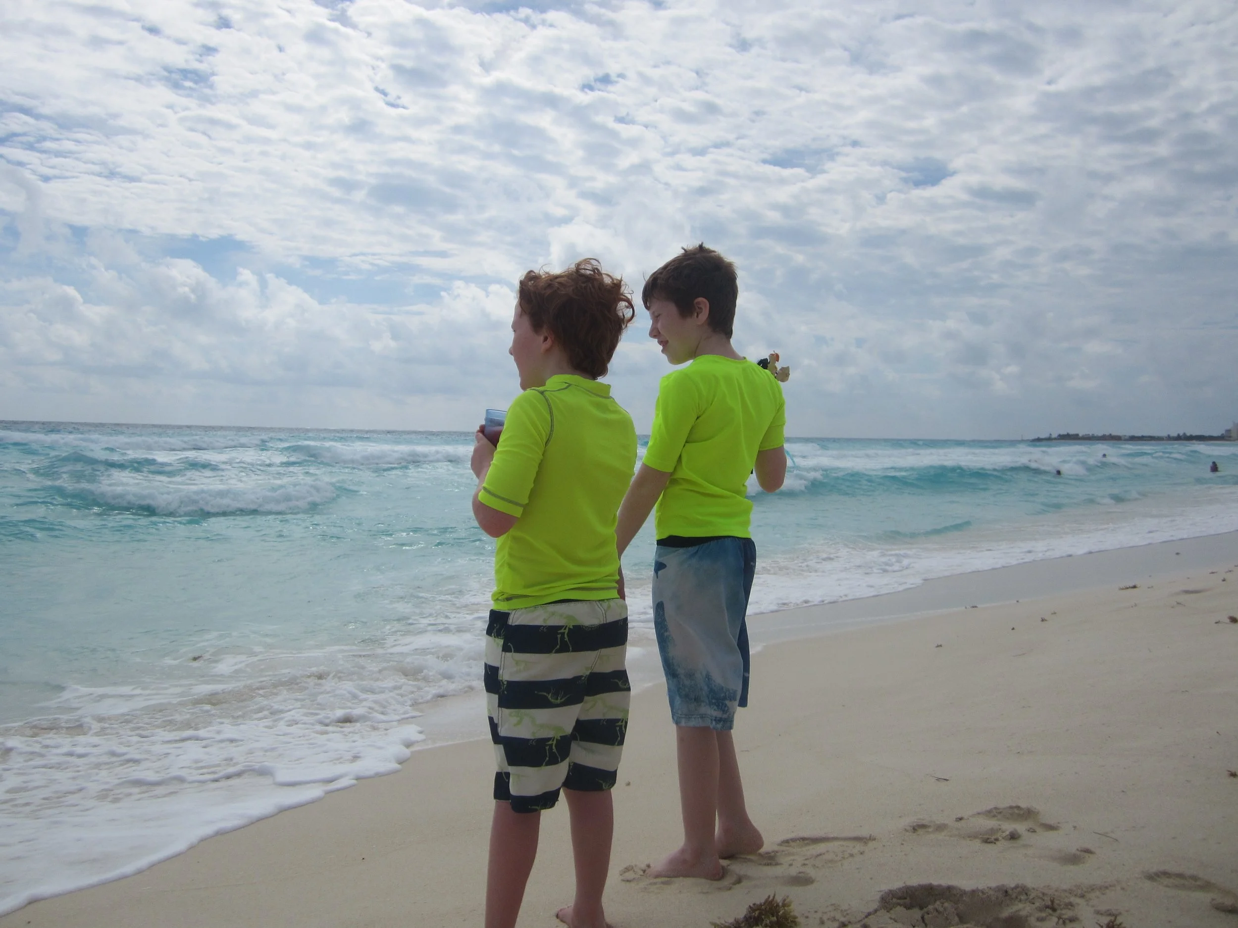 My boys on the beach!