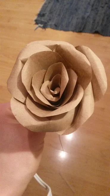 Paper Flowers made from Craft Paper