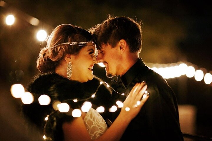 #winteriscoming Winter weddings are our favorites!  The lights, the drama and an excuse for faux fur winter accessories!⁠
⁠
#experienceparkvictorian⁠
⁠