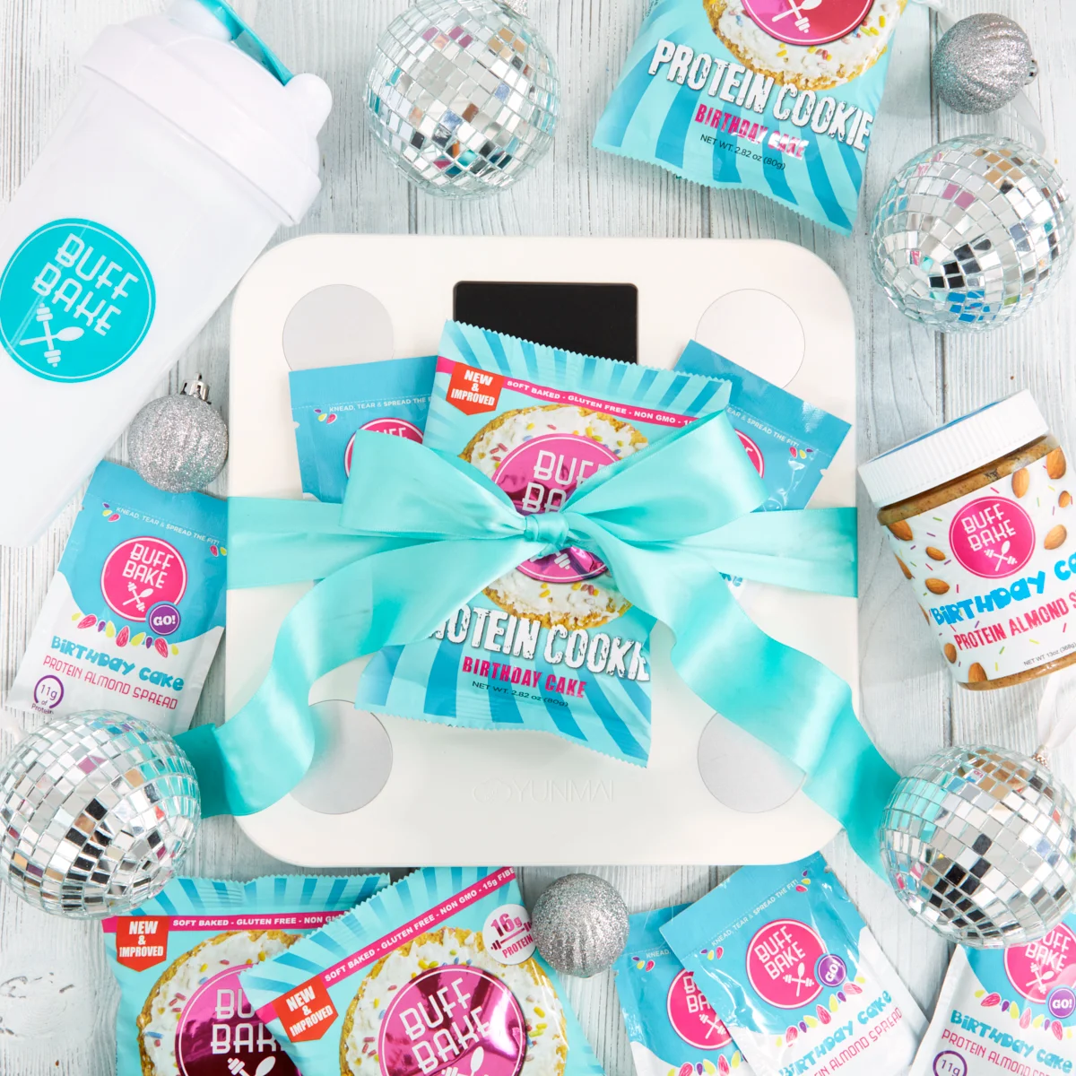 Holiday Giveaway Imagery for Buff Bake