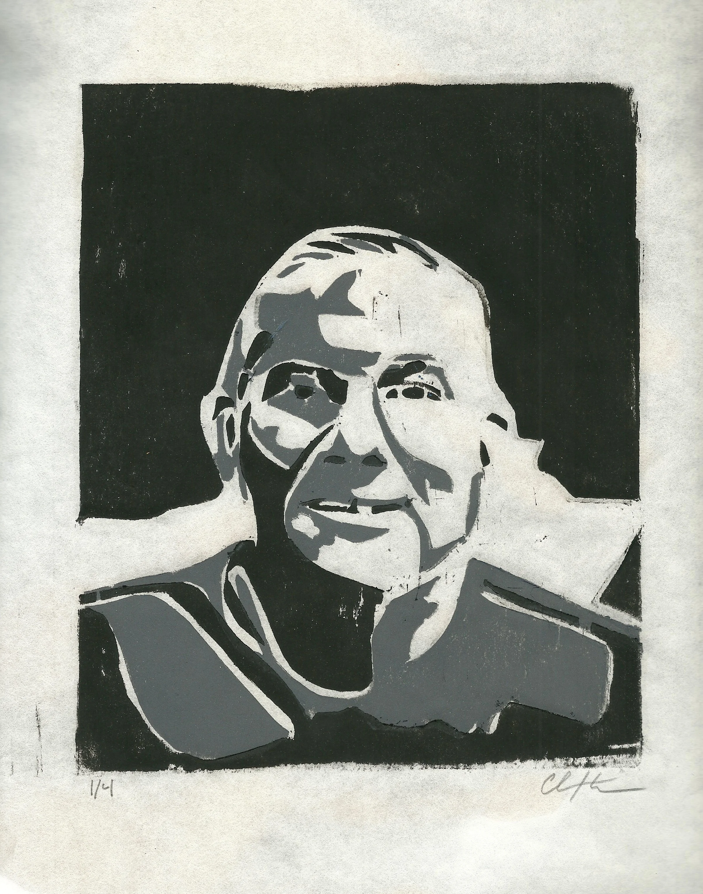 Untitled (Craig Smith),  Multi-block woodcut, 2018