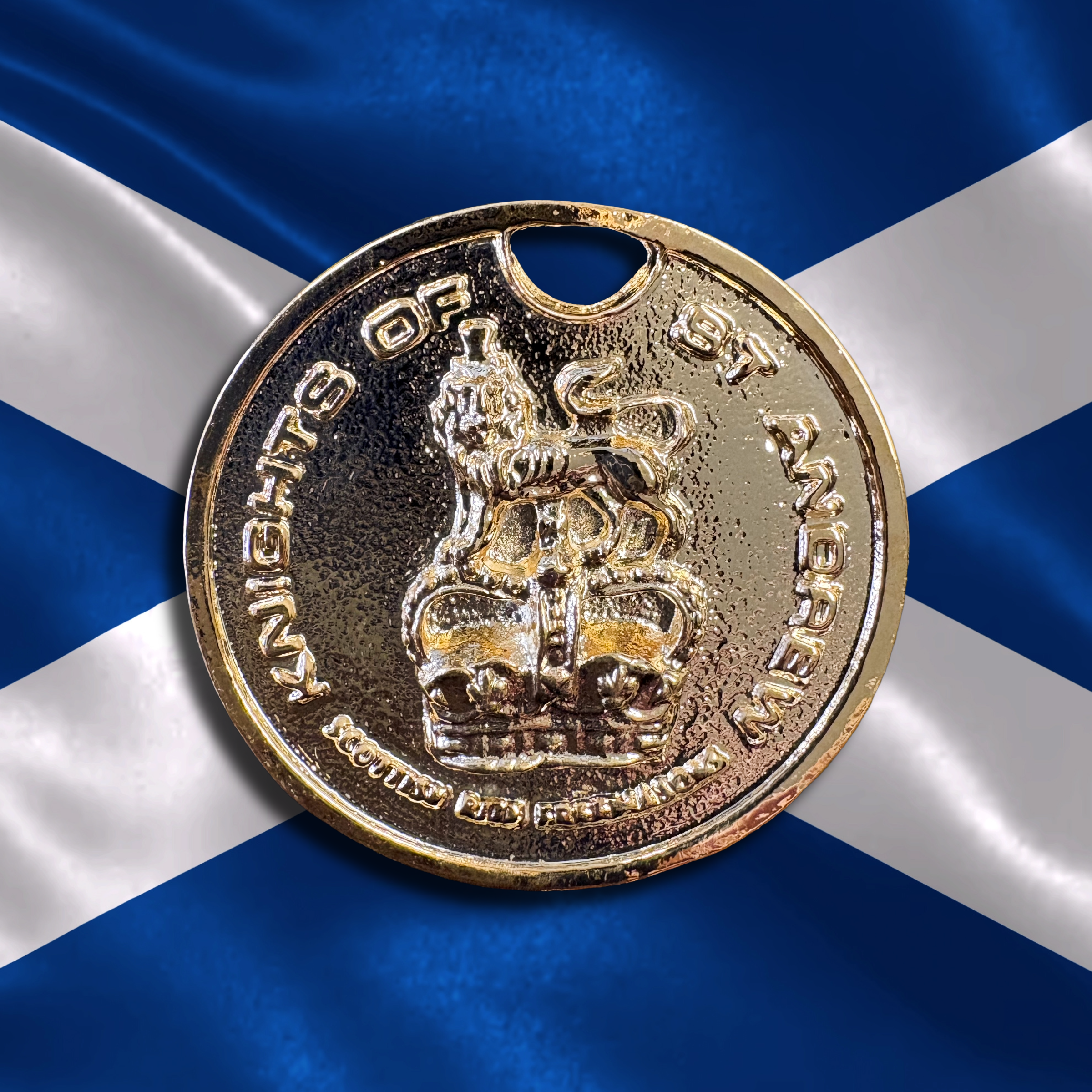 Close Out! - Challenge Key Ring Medal - Golden "Knight"