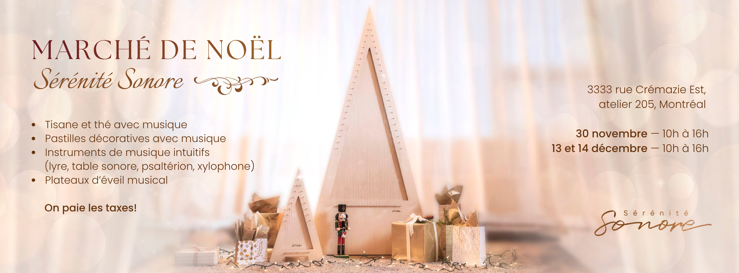 MARCHÉ DE NOËL Sérénité Sonore