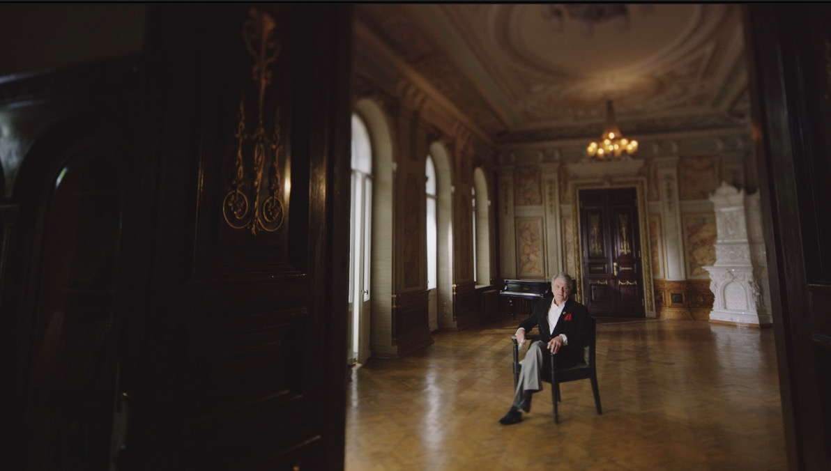 Former Ukrainian president Viktor Yushchenko in a wonderfully quiet presidential palace in Kiev.