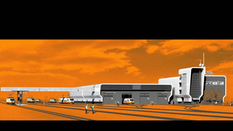 EAGLE P-3 FAST TRACKS COMMUTER RAIL MAINTENANCE FACILITY