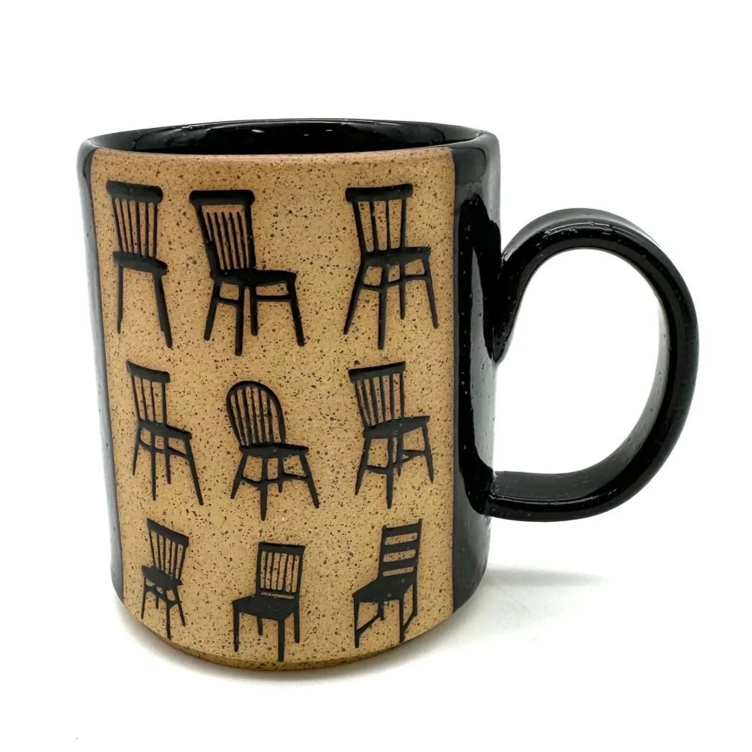 Black Silhouette Chair Mug