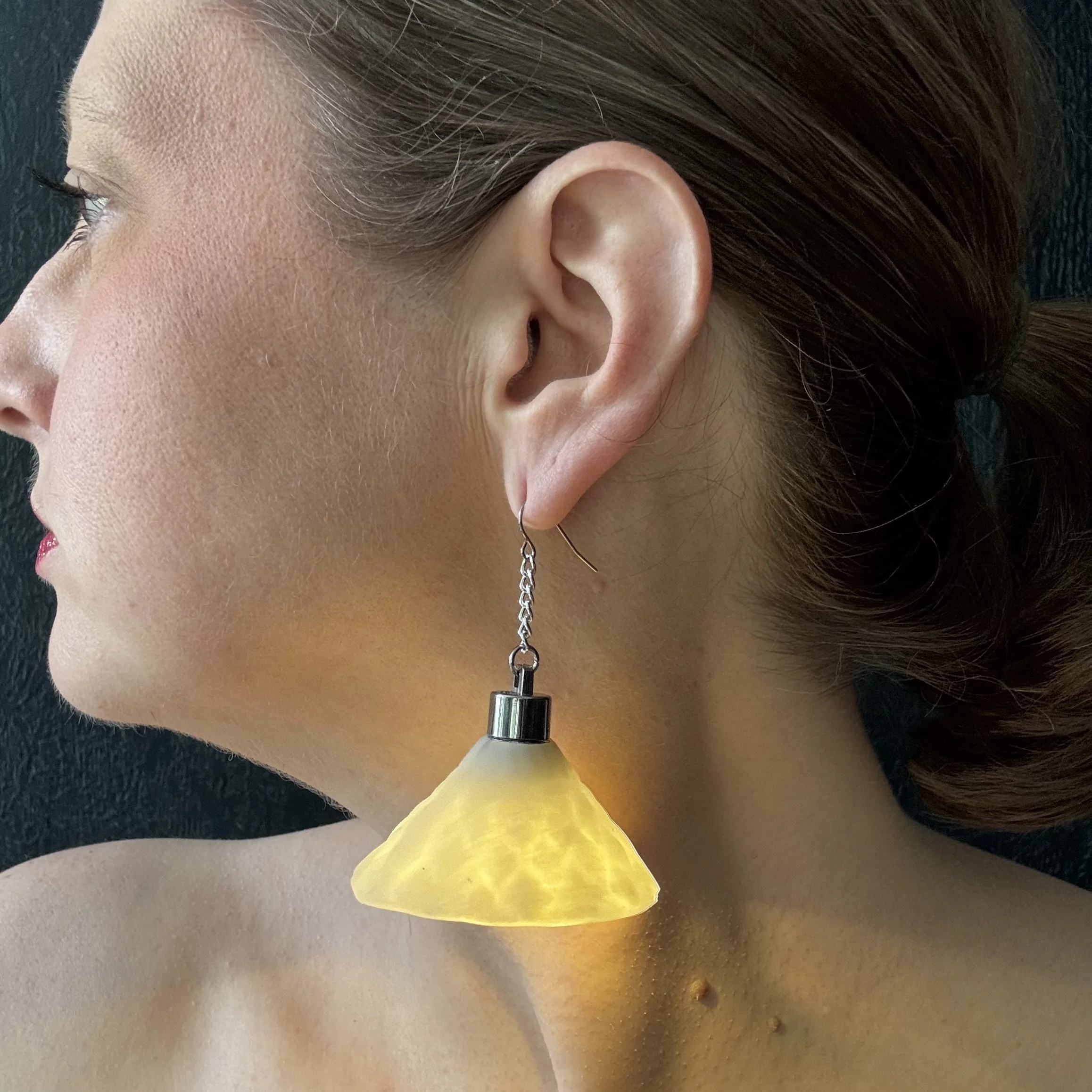 Lamp Shade #2 Illuminated Earrings
