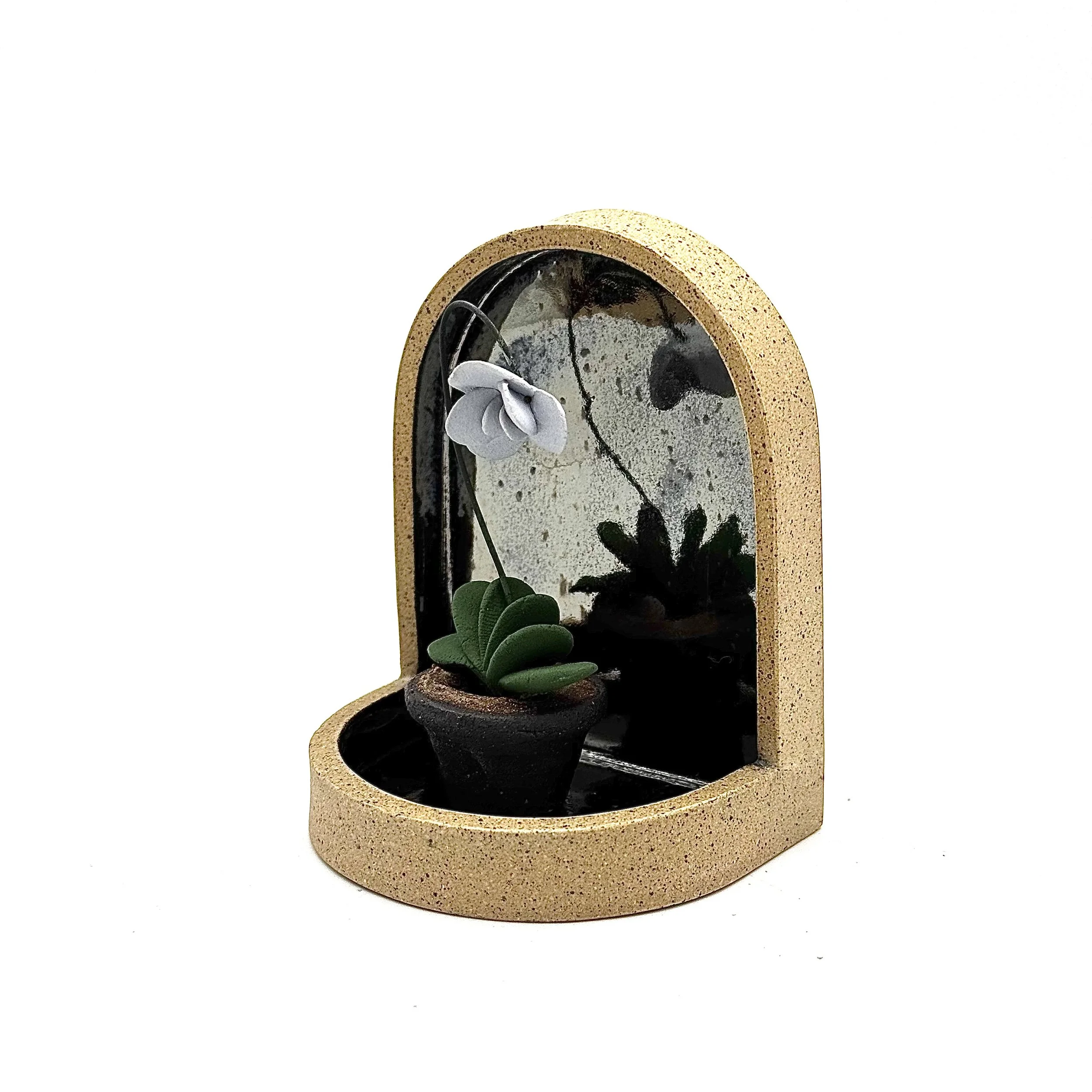 65- Wall Hanging Arch with Lavender Orchid