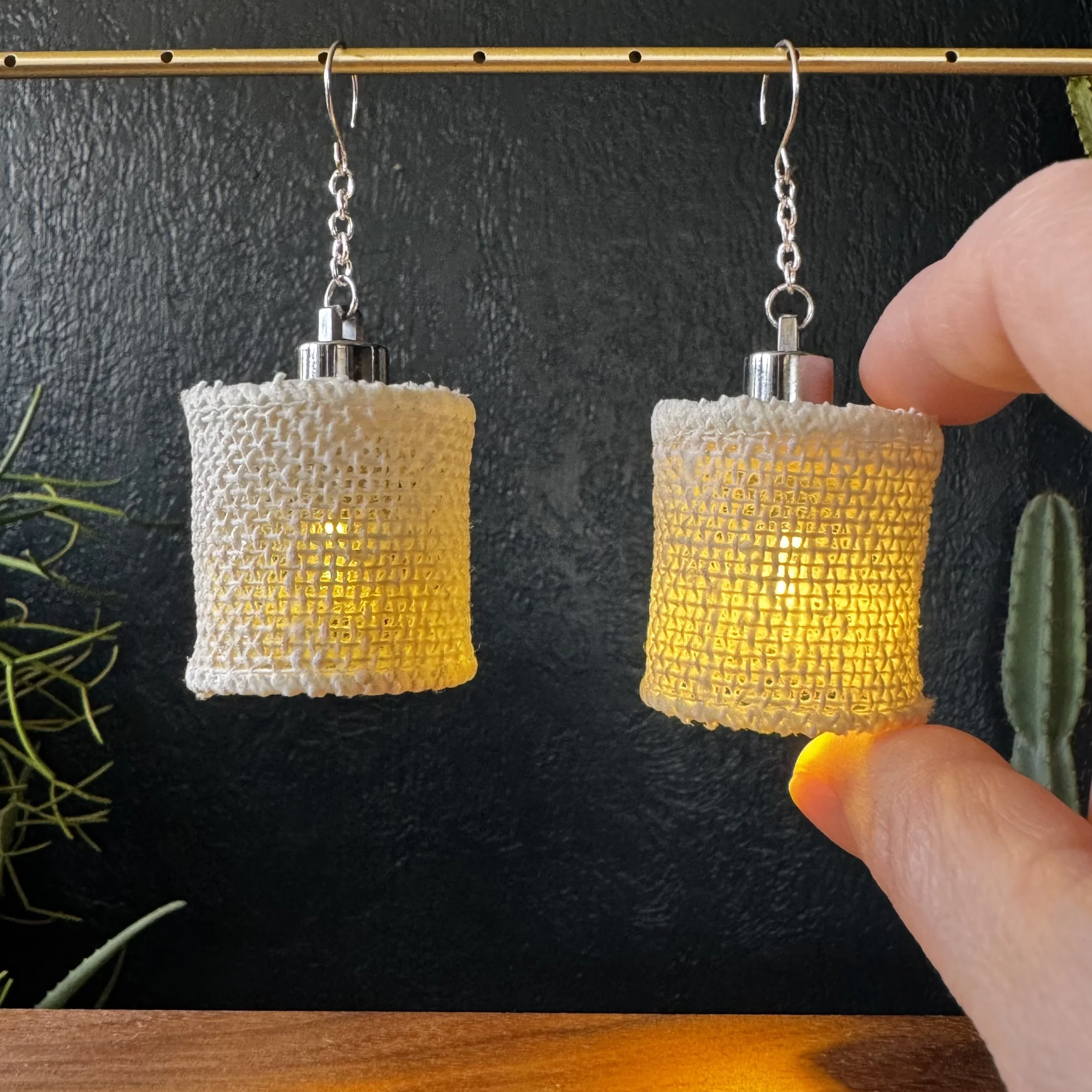 Lamp Shade Earrings