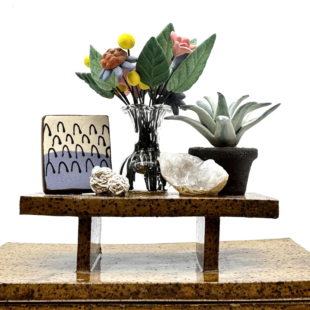 15- Broyhill Box with Fresh Cut Flower Vase — Kate Schroeder Ceramics