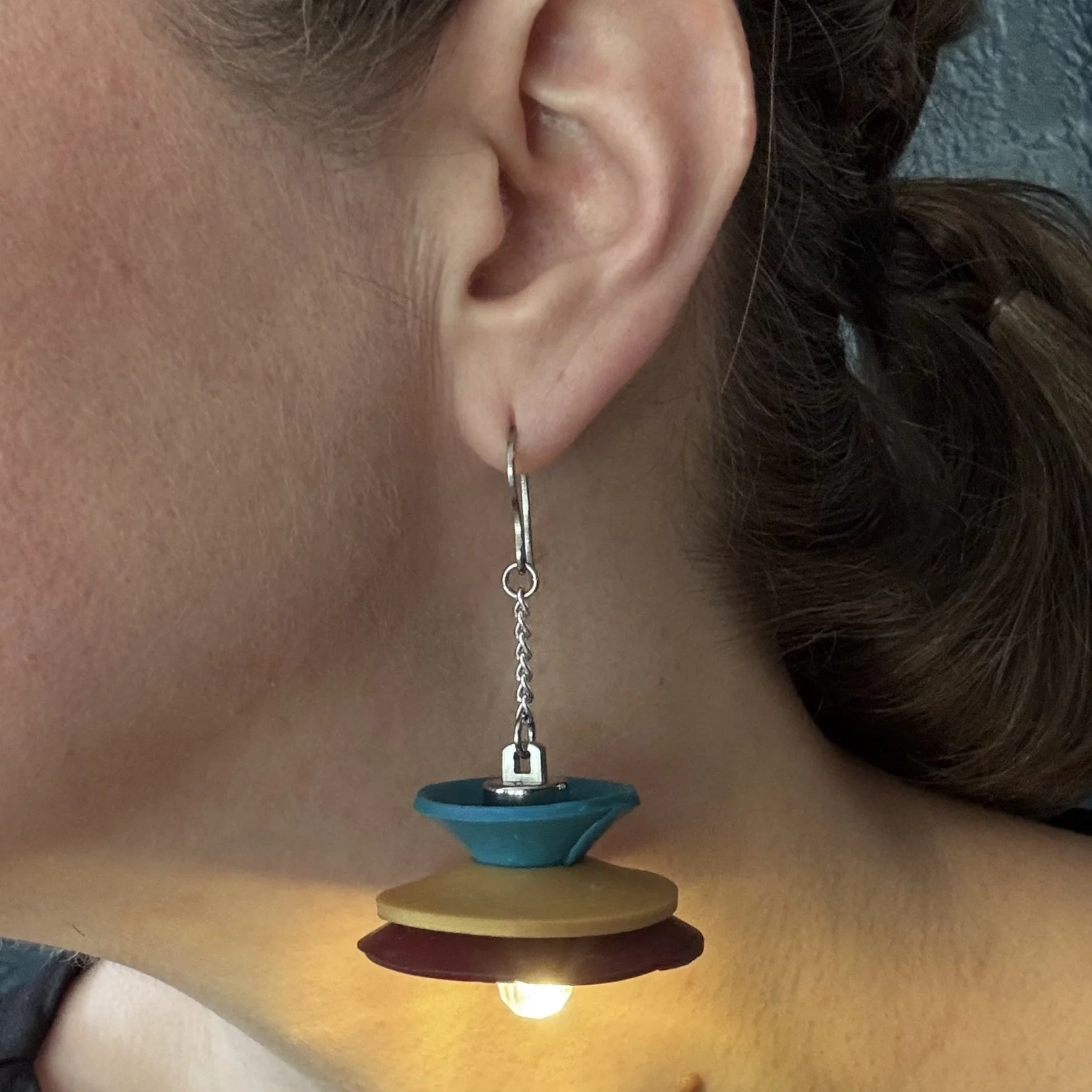 Louis Poulsen Inspired Pendant Earrings 3