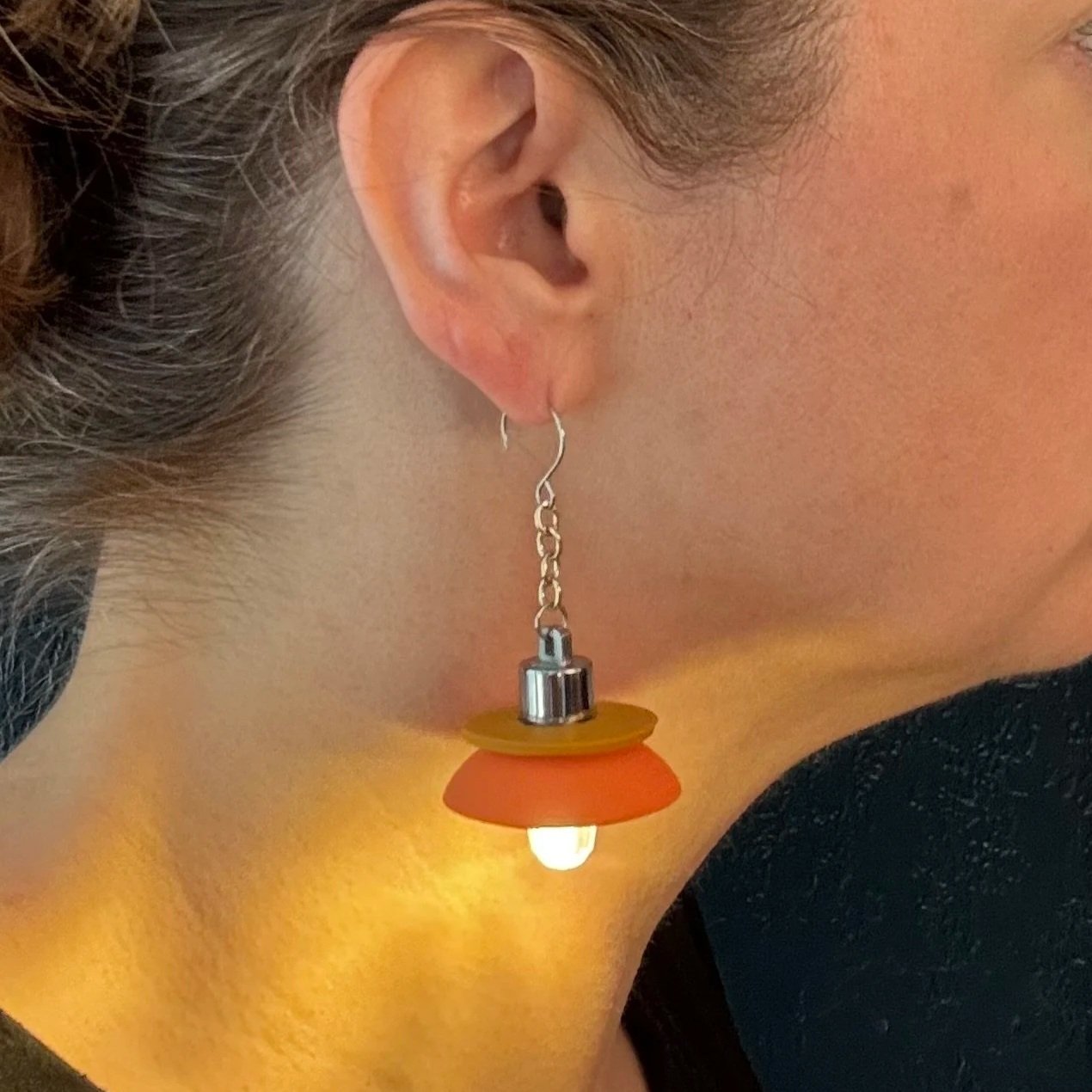 5- Ready-to-Ship- 2 Tier Illuminated Earrings