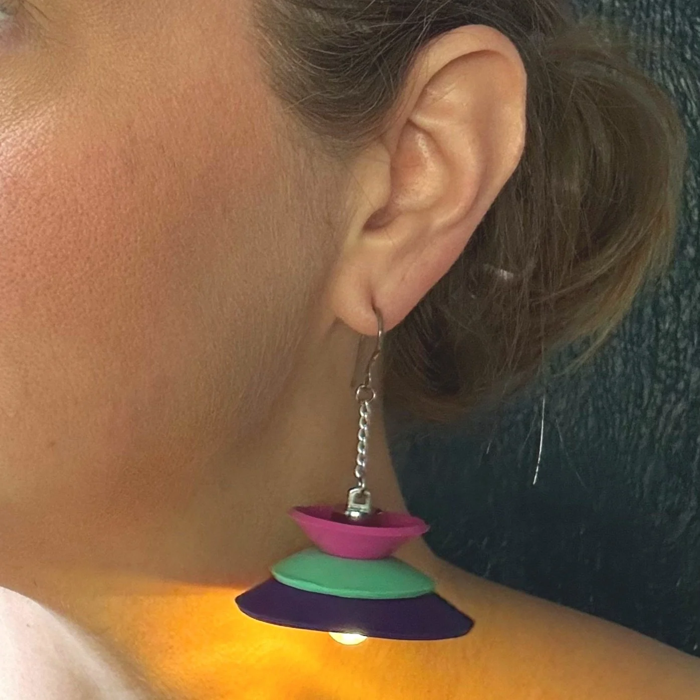 Louis Poulsen Inspired Pendant Earrings 5