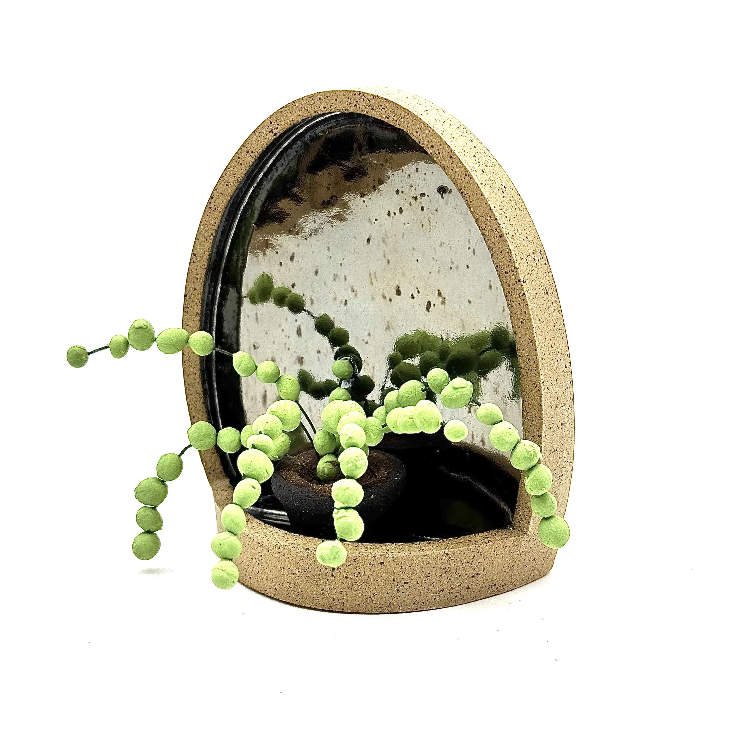 87- Large Tapered Parabolic Wall Hanging Arch with String or Pearls