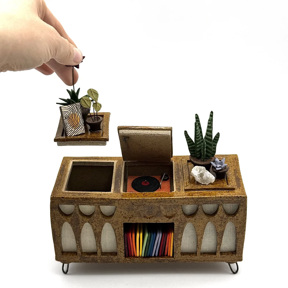 AND2BLE リッキー ble de fonty 枫缇 代言 ボックス 1- Broyhill Bluetooth Record Console with Orange Turn Table — Kate
