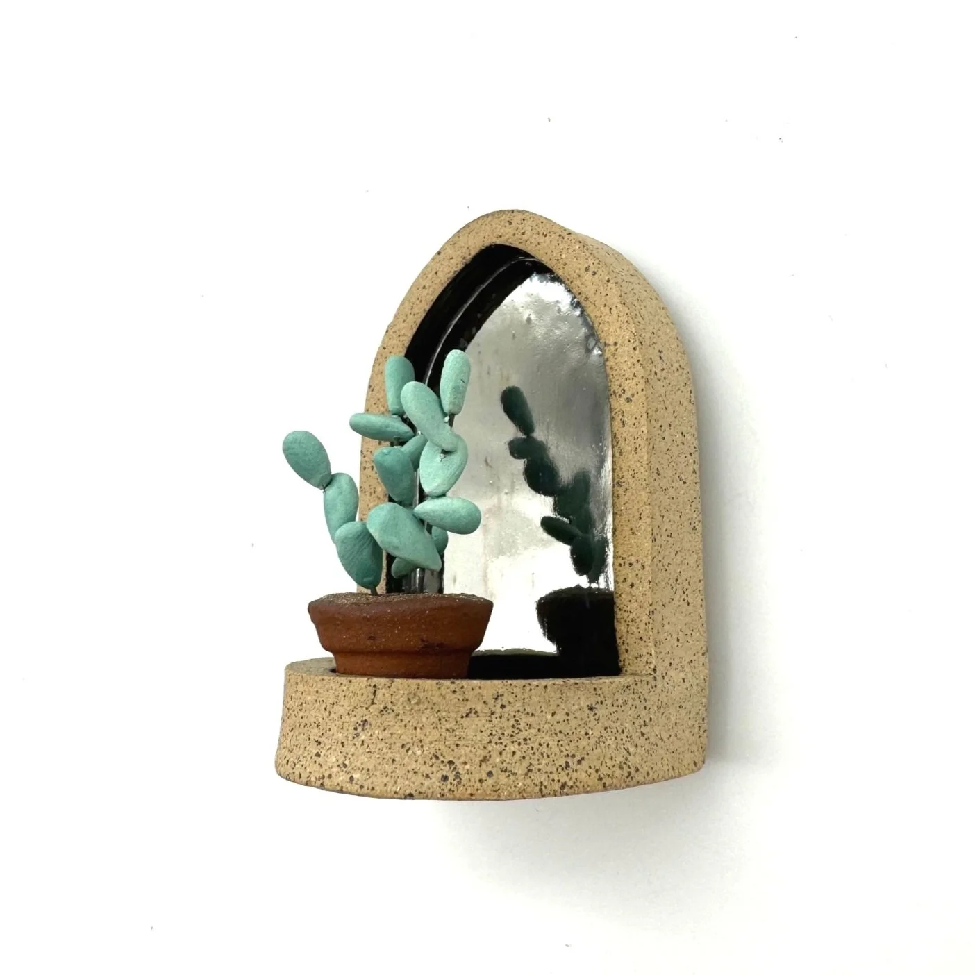 Small Gothic Wall Hanging Arch with Jade