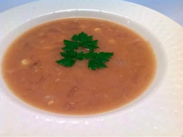 Organic corn, chestnut and coconut vegan soup