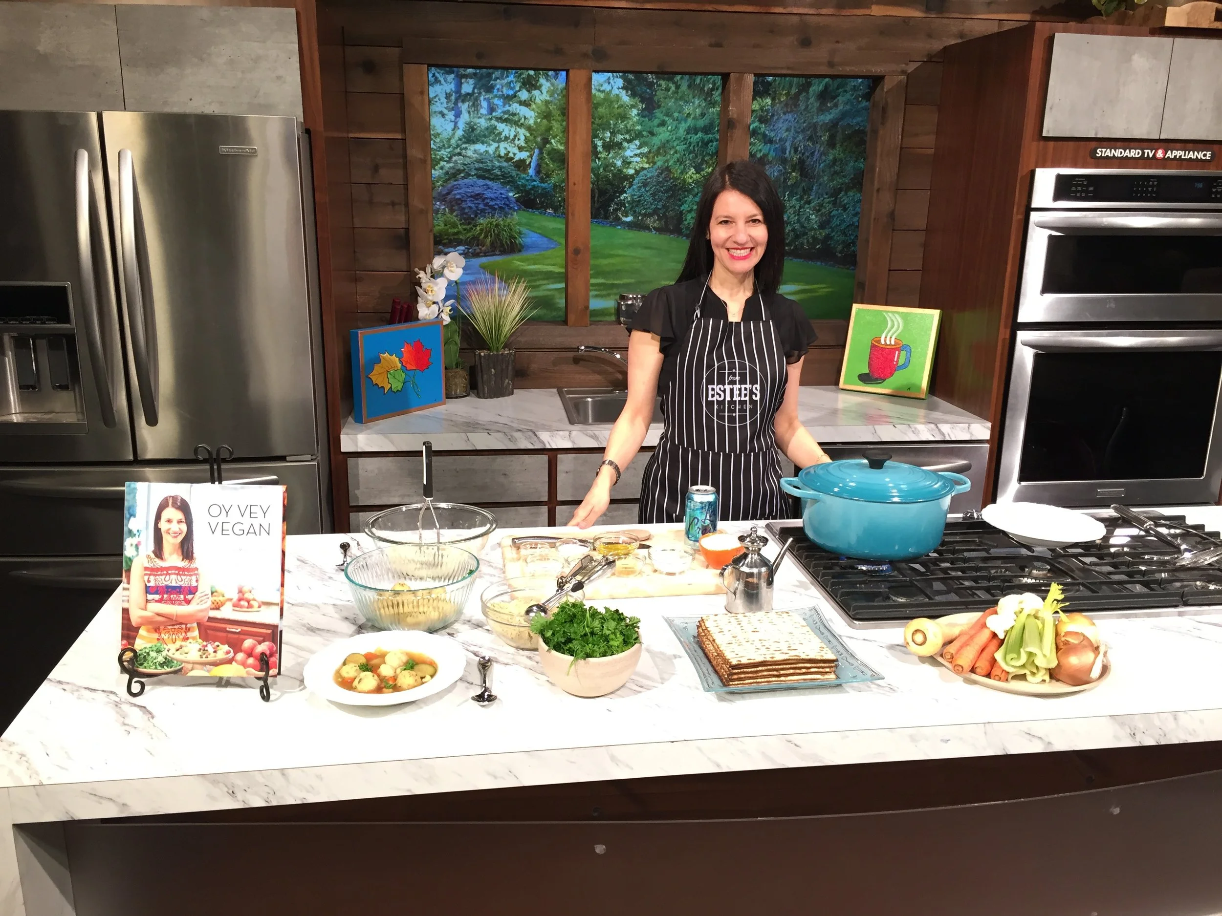 AM Northwest KATU TV - Cooking Segment / Matzo Ball Soup