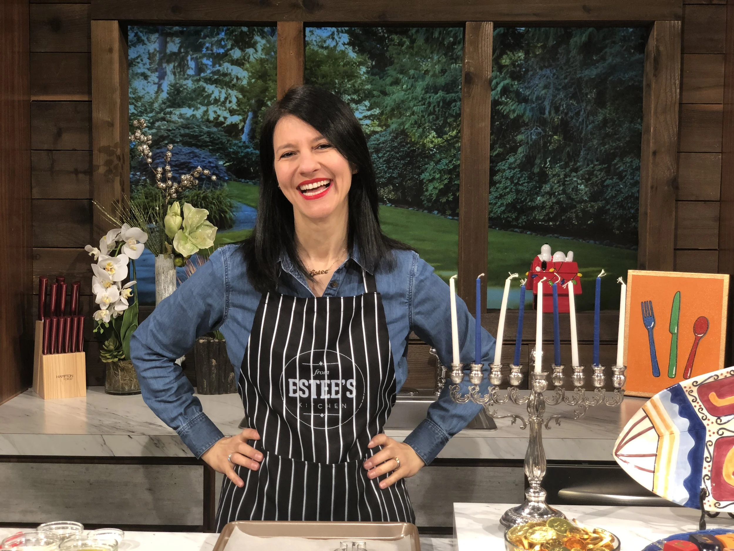 AM Northwest KATU TV- Cooking Segment / Potato &amp; Yam Latkes