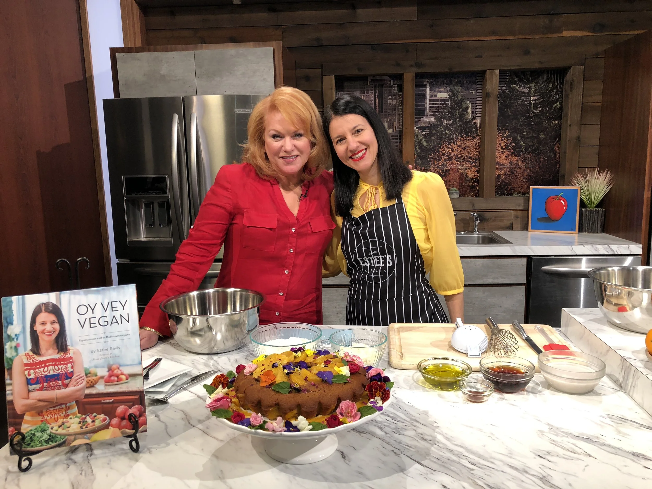 AM Northwest KATU TV - Cooking Segment / Olive Oil Orange Cake 