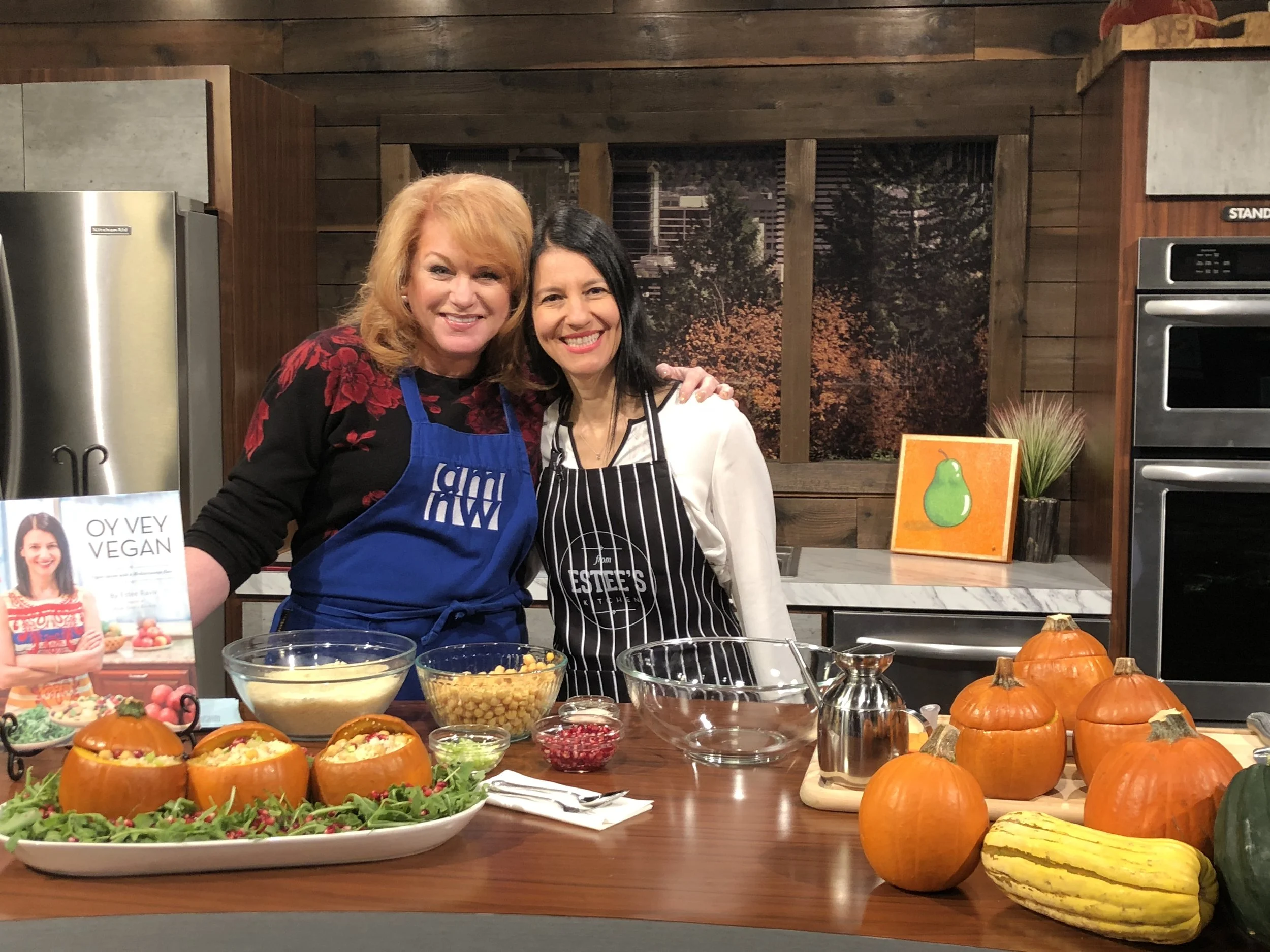AM Northwest KATU TV- Cooking Segment - Baked Mini Pumpkins