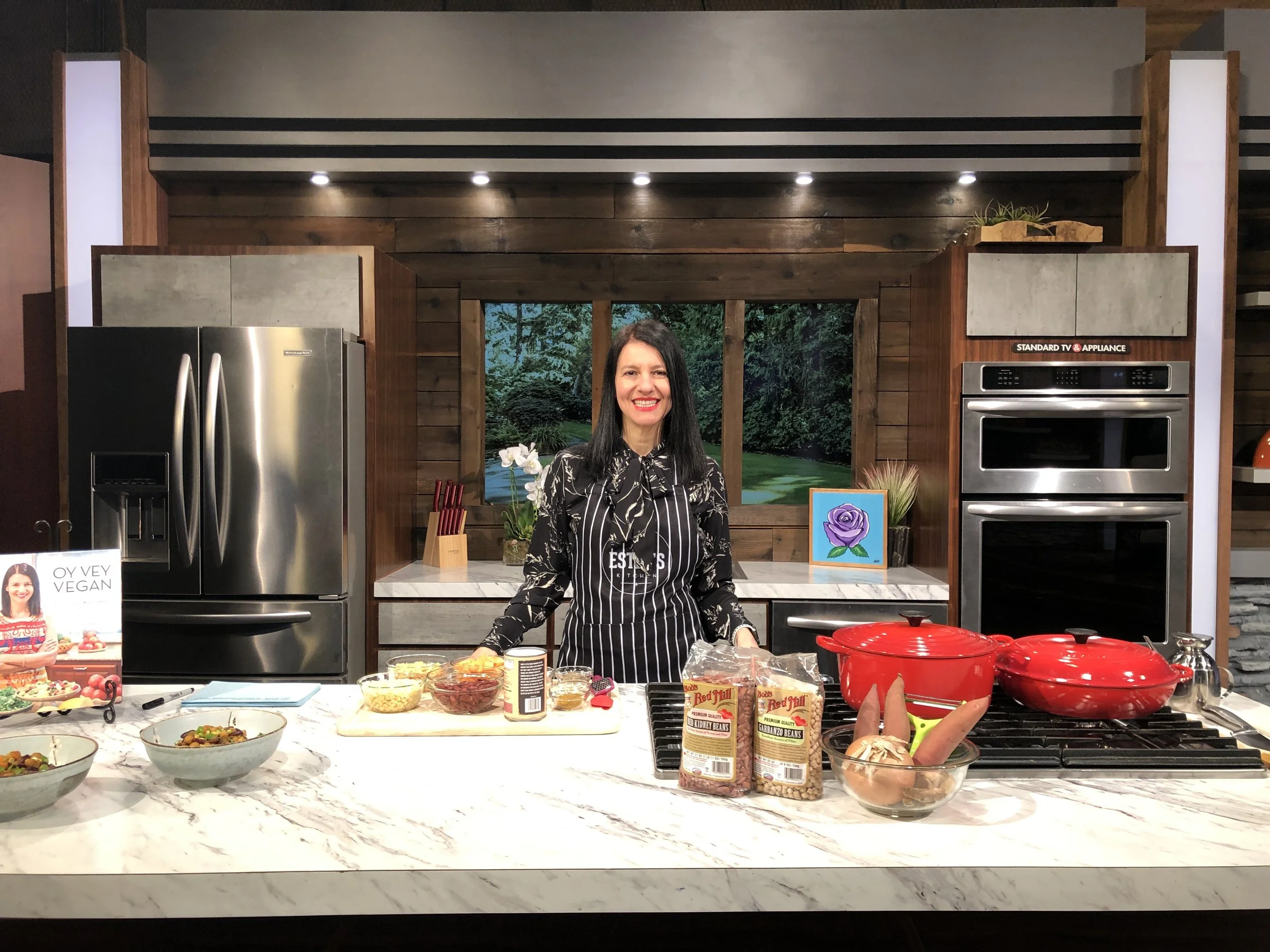 AM Northwest KATU TV- Cooking Segment - Colorful Veggie Curry Bowl