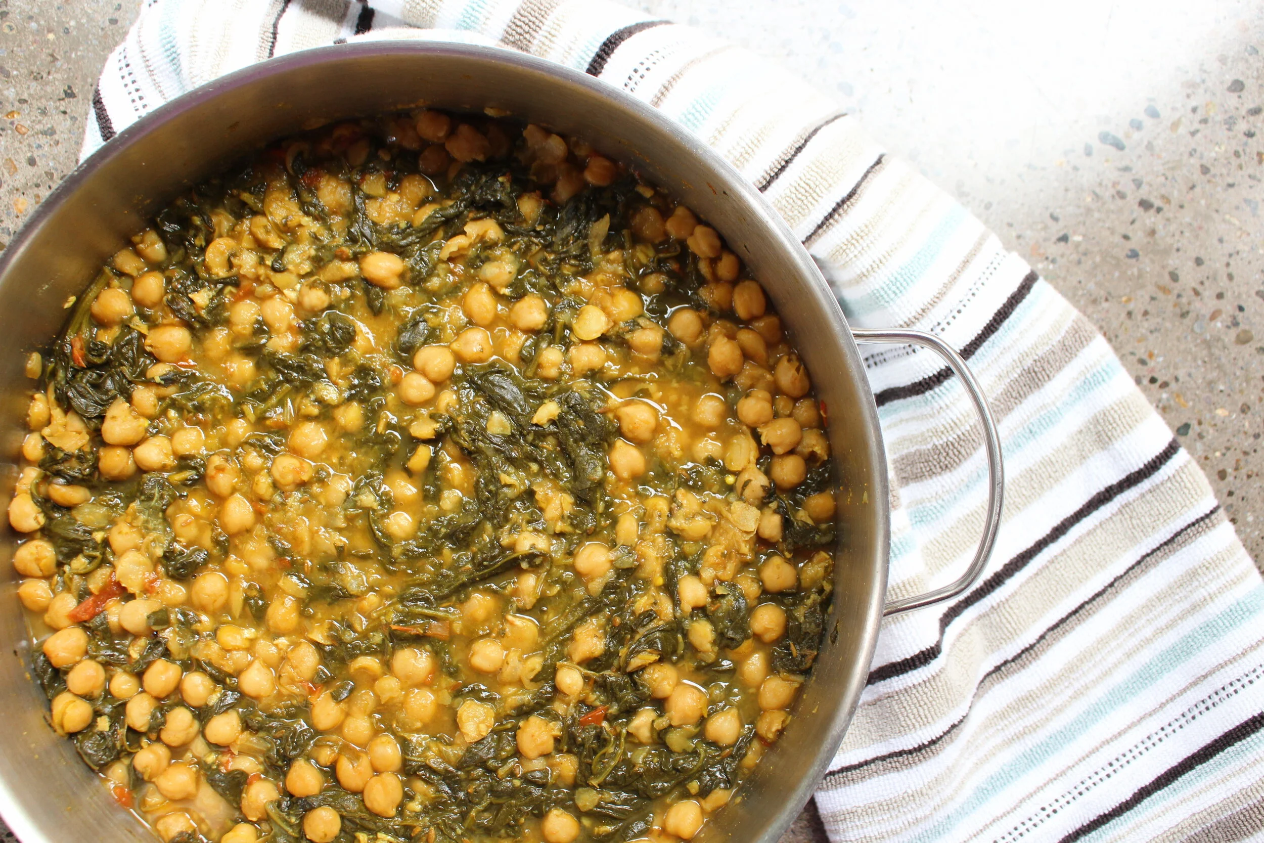 Chickpea Spinach Curry