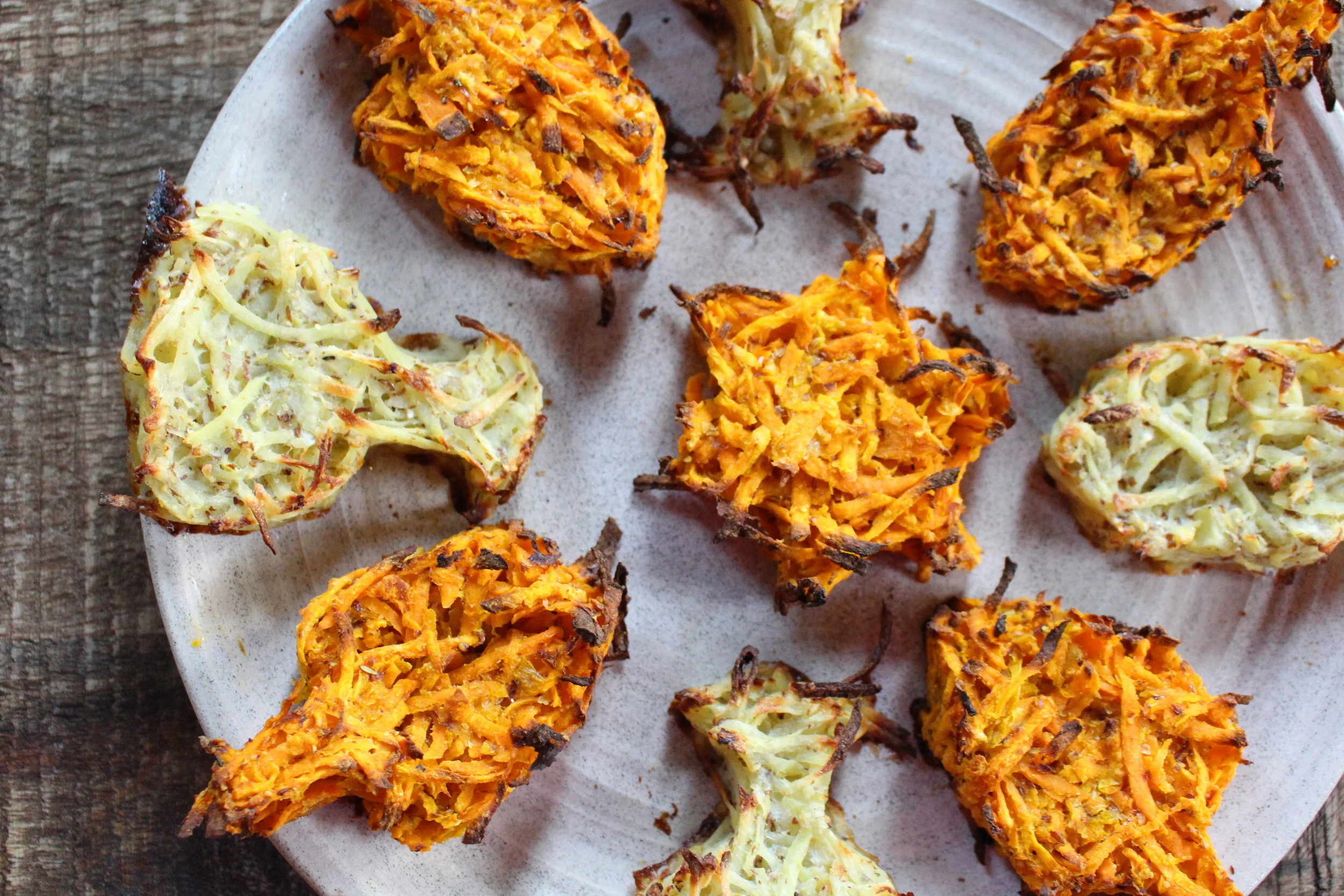 Potato &amp; Yam Latkes