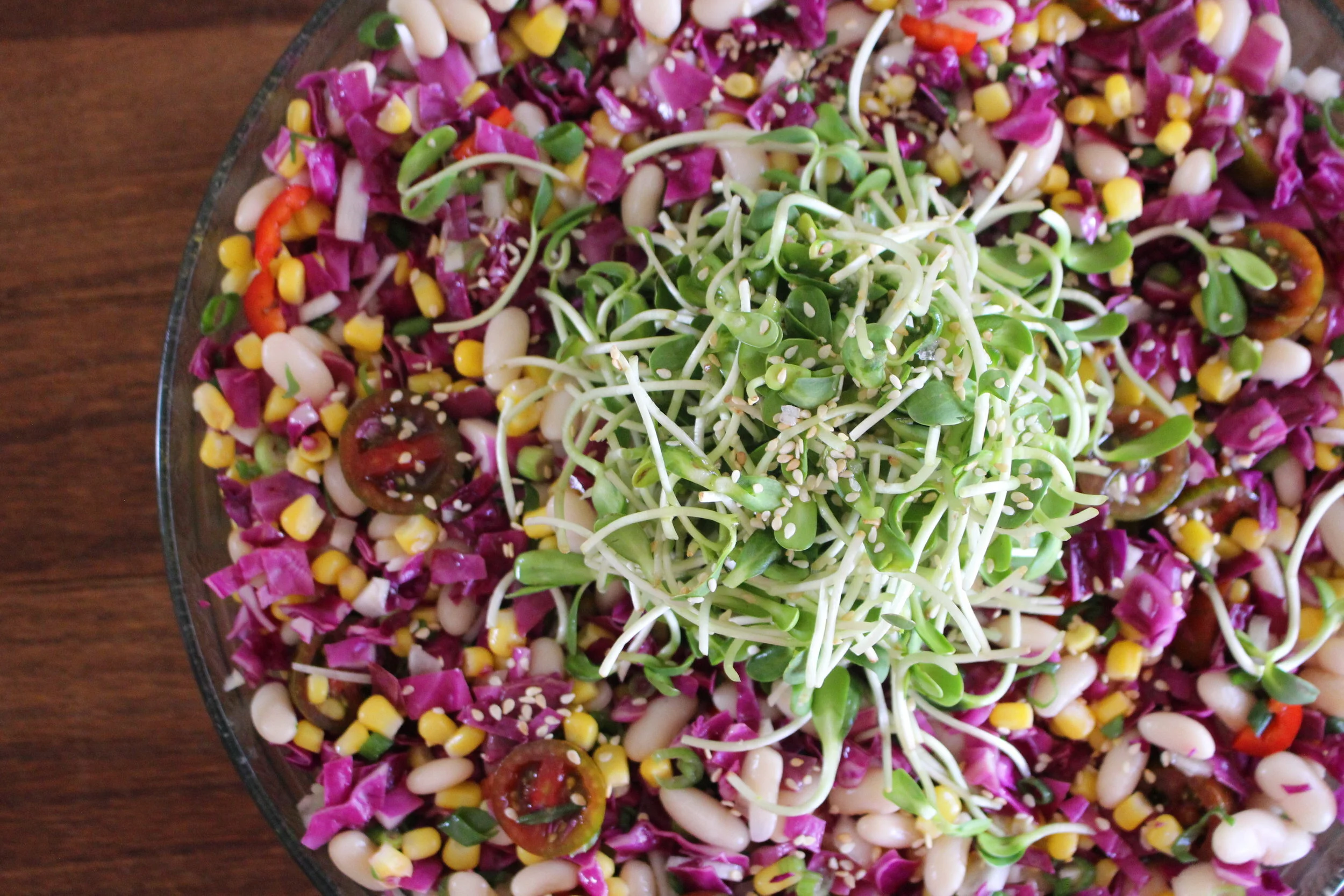 Purple Cabbage Salad