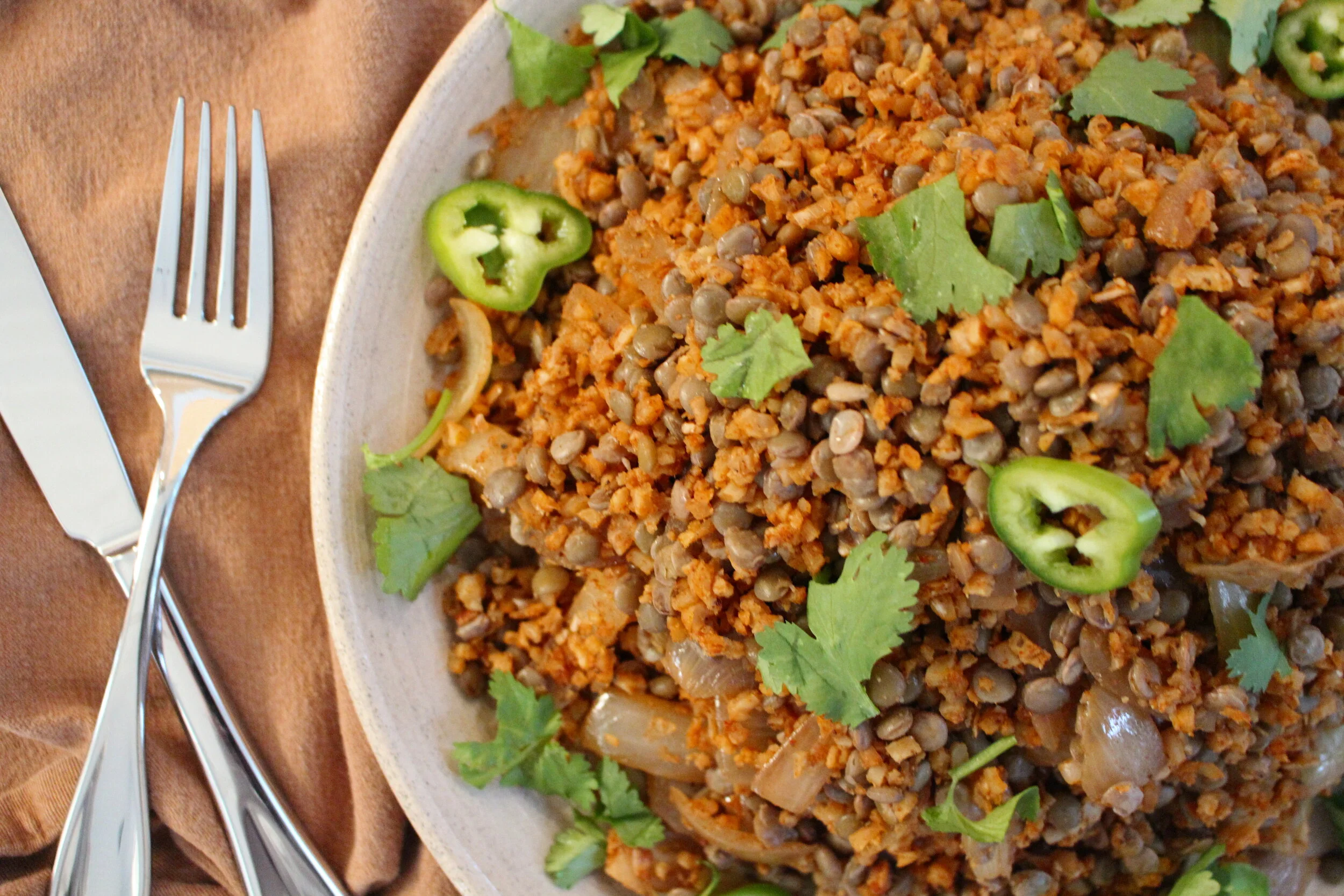 Cauliflower Rice Majadra