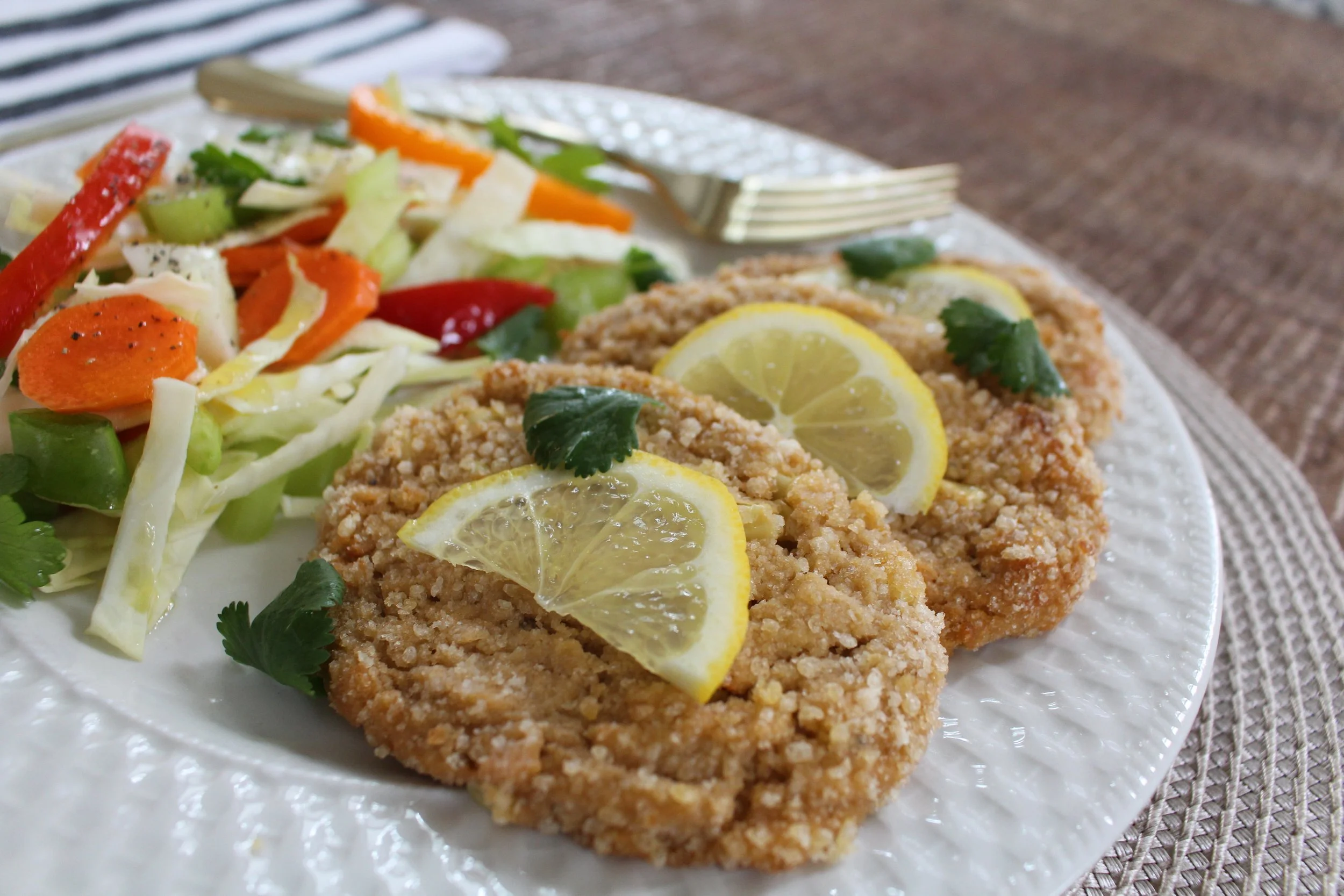 Baked Corn Schnitzel