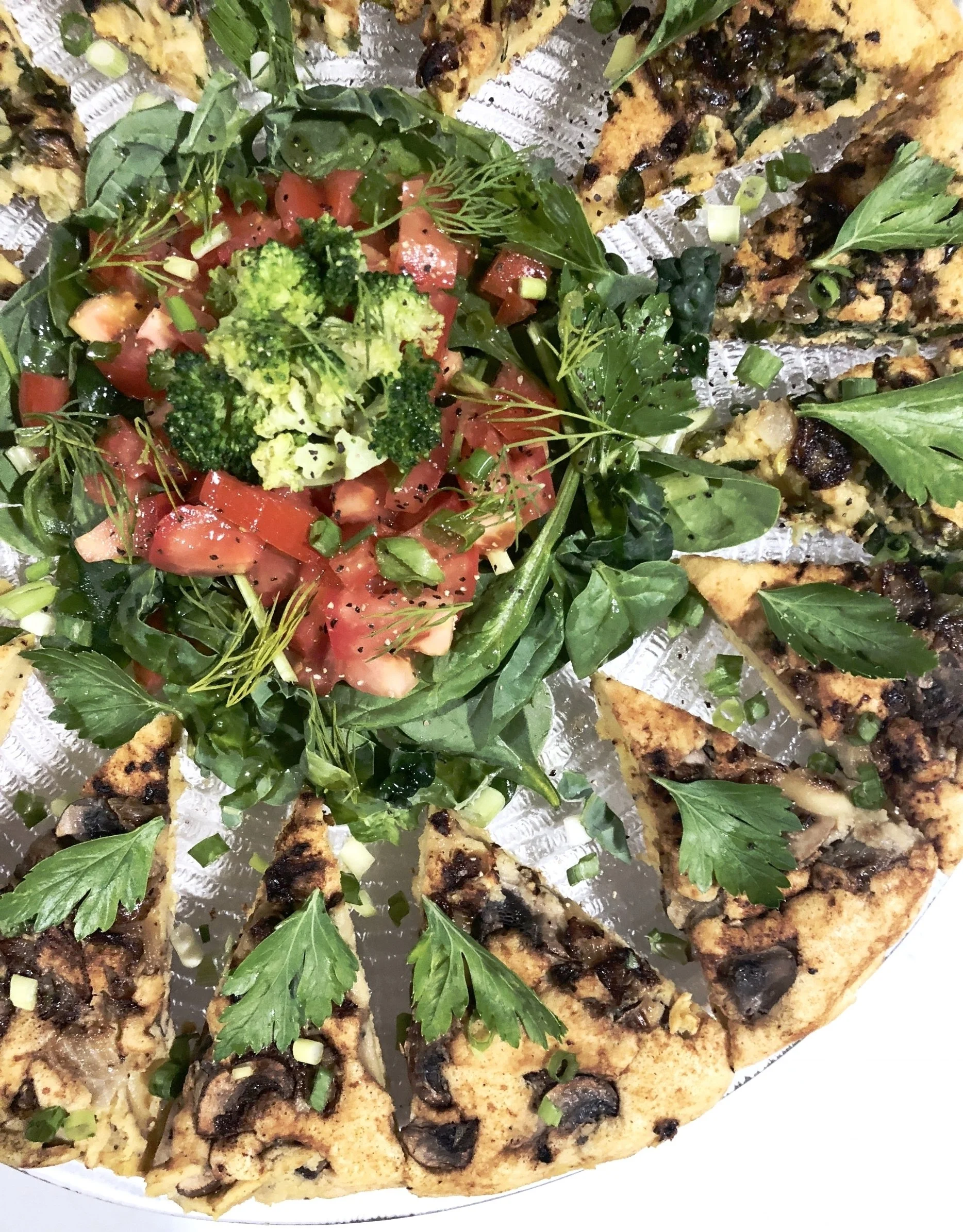 Chickpea &amp; Kale Omelet