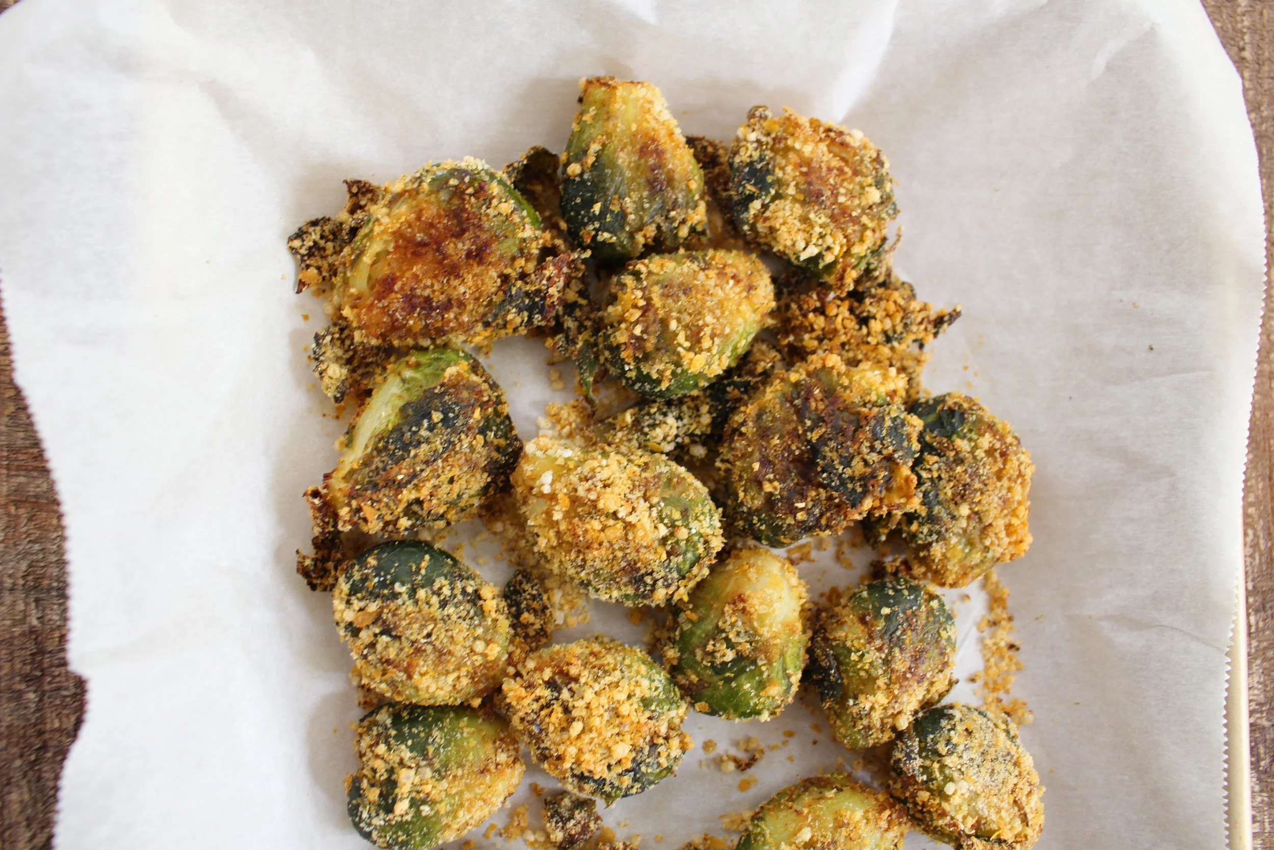 Crispy Smashed Brussels Sprouts