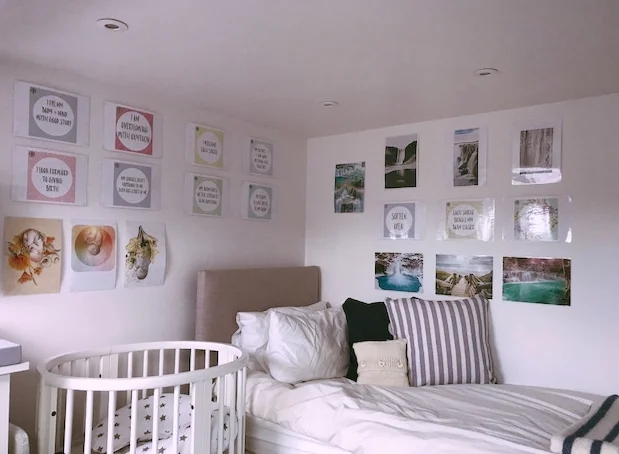  INSPIRATION FOR YOUR PRACTICE - PEEK INSIDE THE 'BIRTHING ROOM' OF A HYNOBIRTHING MUM