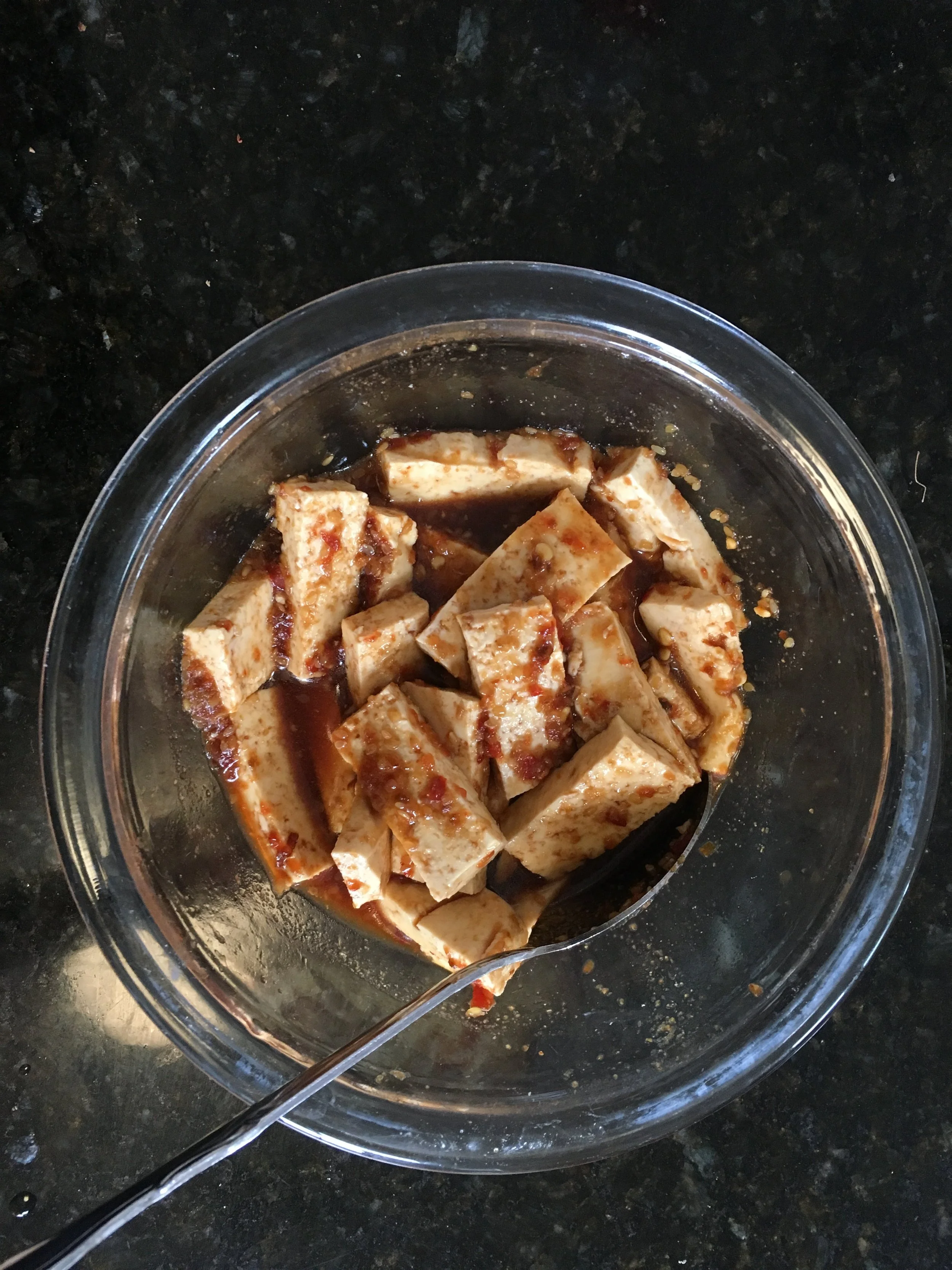 marinating tofu!