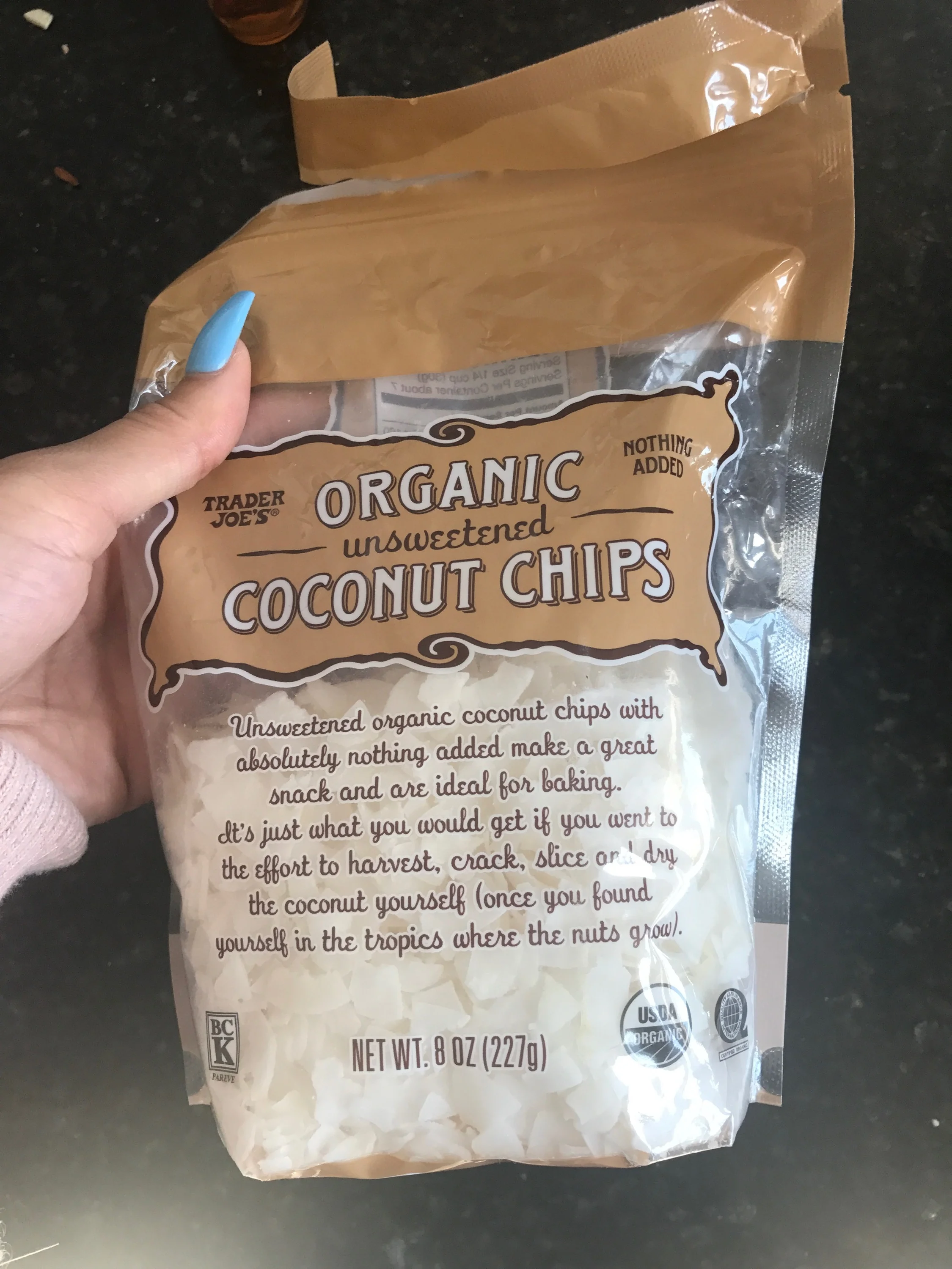 our beautiful TJ's coconut