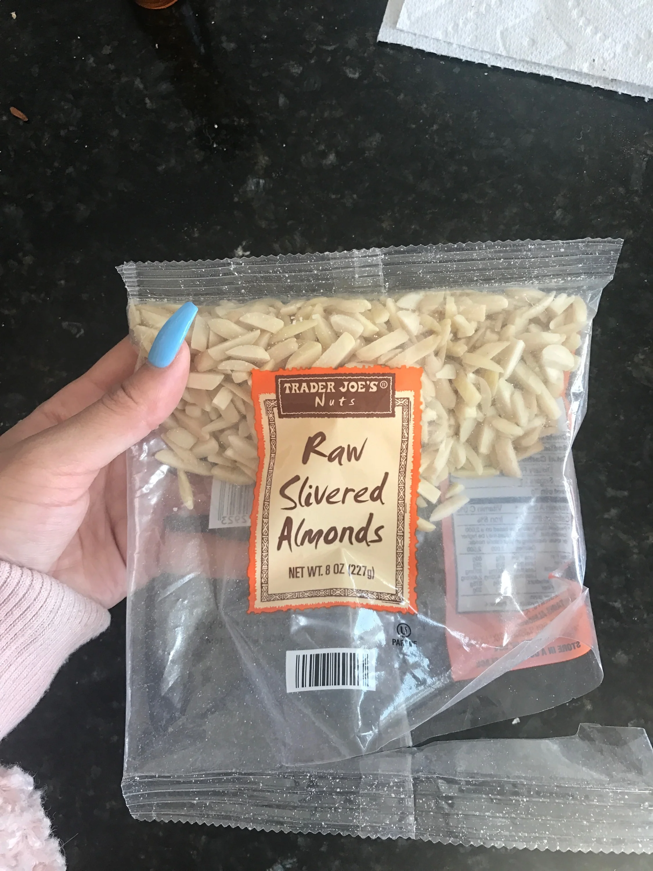 and raw almonds!