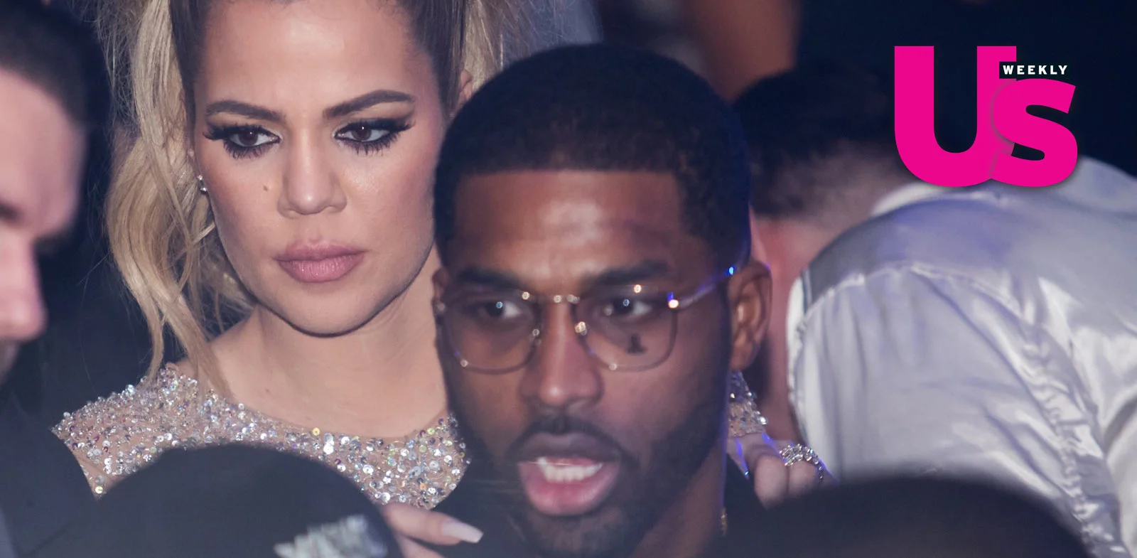 Khloe Kardashian Kisses Boyfriend Tristan Thompson on New Year's Eve