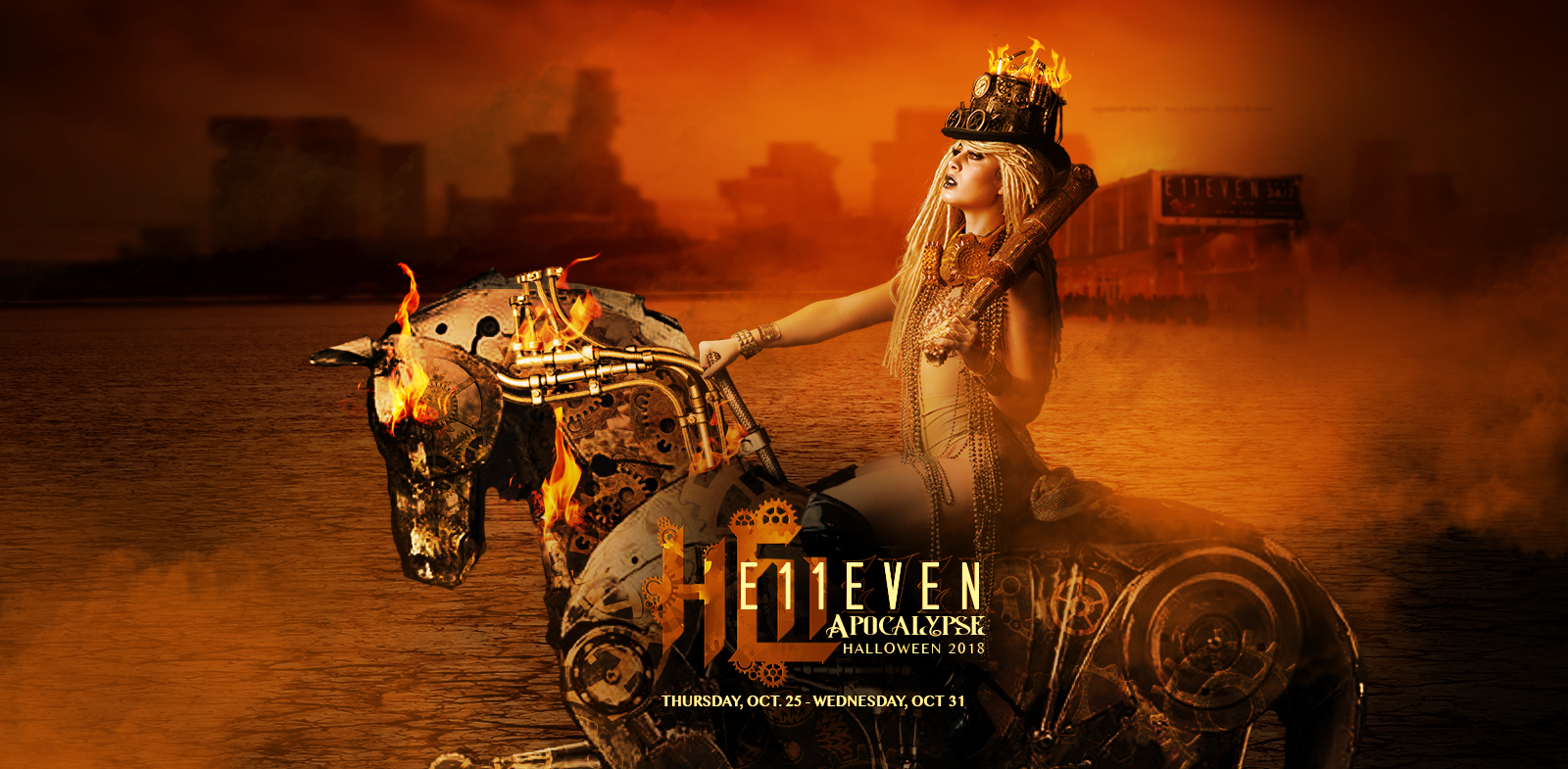 E11EVEN MIAMI PRESENTS “11-APOCALYPSE” FOR HALLOWEEN 2018