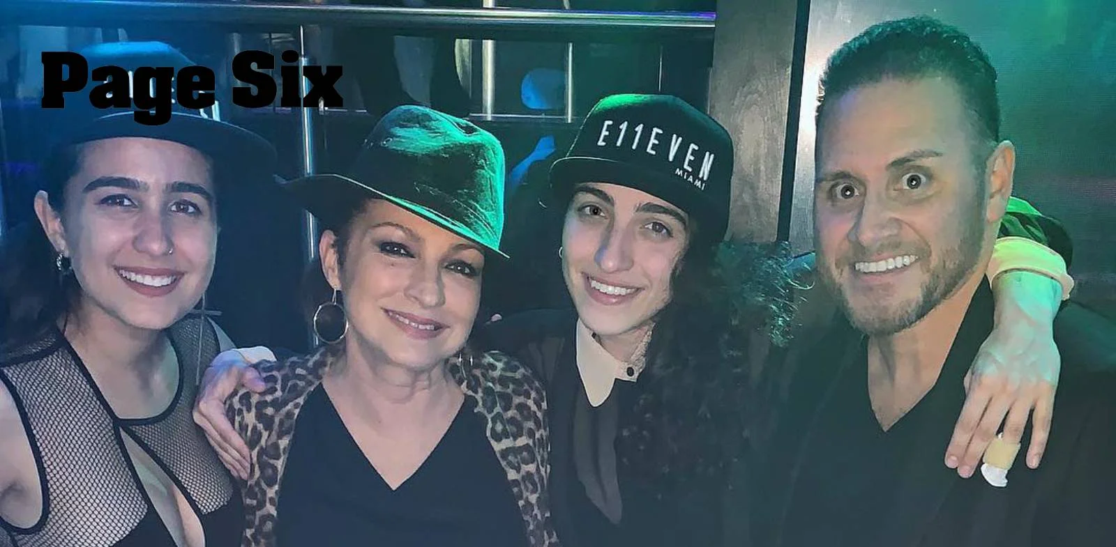Gloria Estefan dances the night away at Miami club