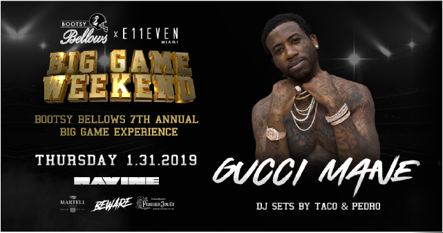 Thursday, January 31 | GUCCI MANE TICKETS | VIP TABLES