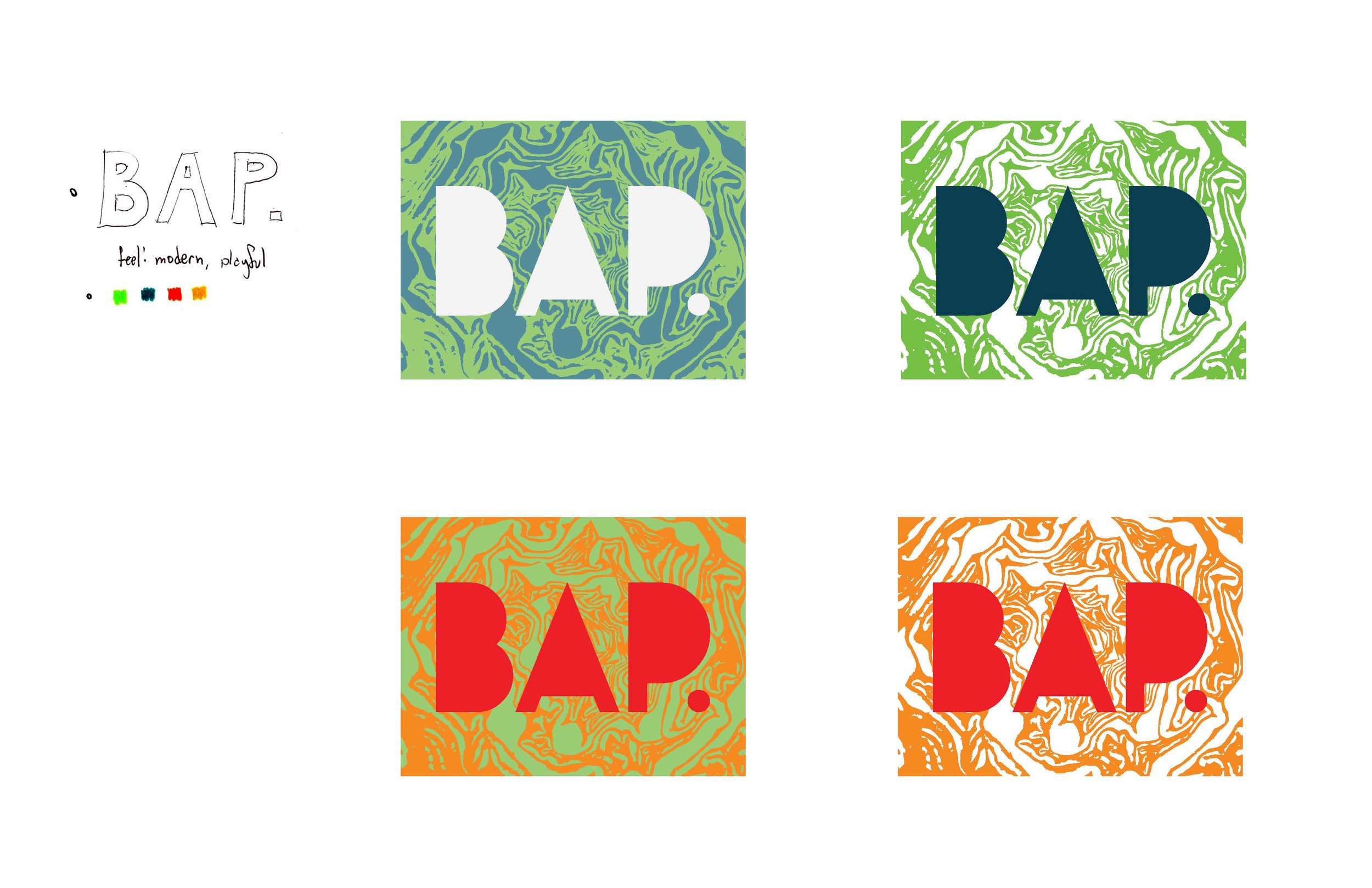 When talk of a new food hall opened up in town and there was potential for BAP to have a space, we started talking about labels and menus and I worked up some conceptual imagery for that.