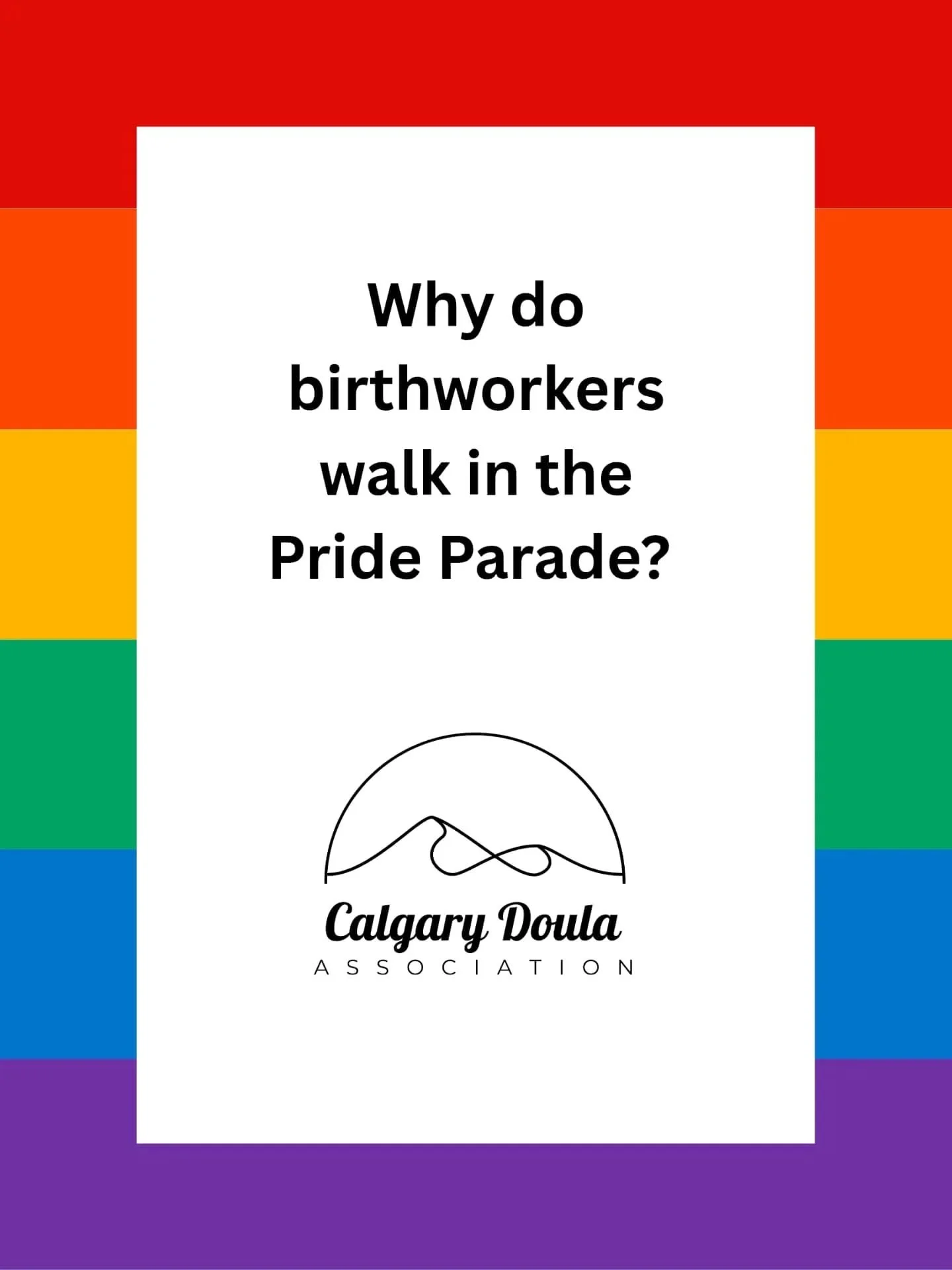 Join us at the Calgary Pride Parade Aug 31st.  Break out your bright colours, walk with us, cheer us on, or stop by and say hi! 

All are welcome. DM for details.