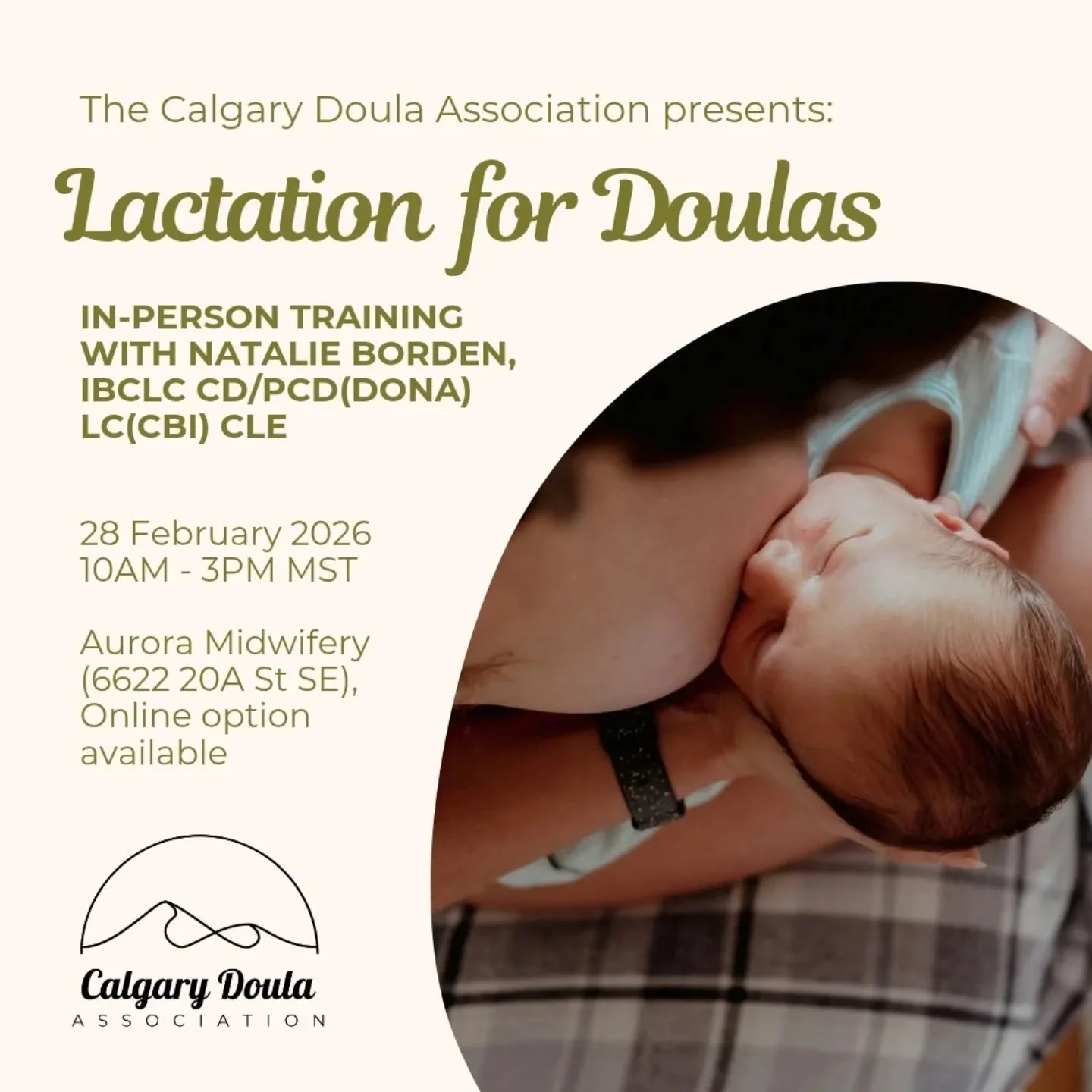Join us online or in person for an in-depth Lactation for Doulas workshop. Sign up link in our bio. 

#CalgaryDoulaAssociaton #feeding #continuededucation #calgarydoulas