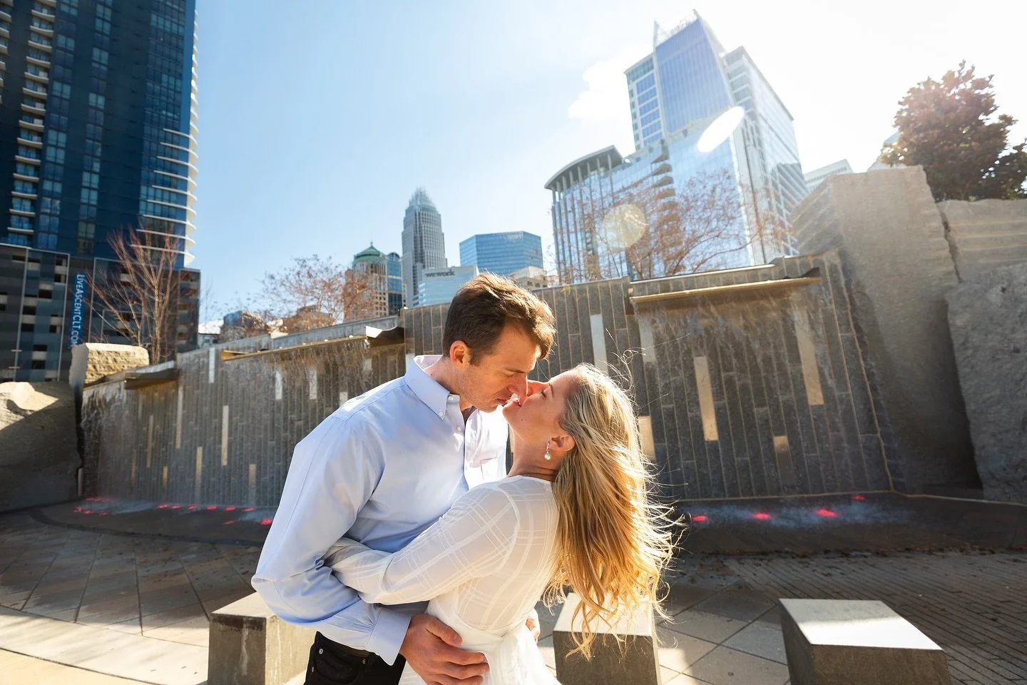 HAPPY 1st LEAP YEAR WEDDING ANNIVERSARY!

This was such a special and unique engagement session that I hold near and dear to my heart.

Let my explain...

These two not only braved the 36 degree weather in Charlotte for a sunrise session and knocked 
