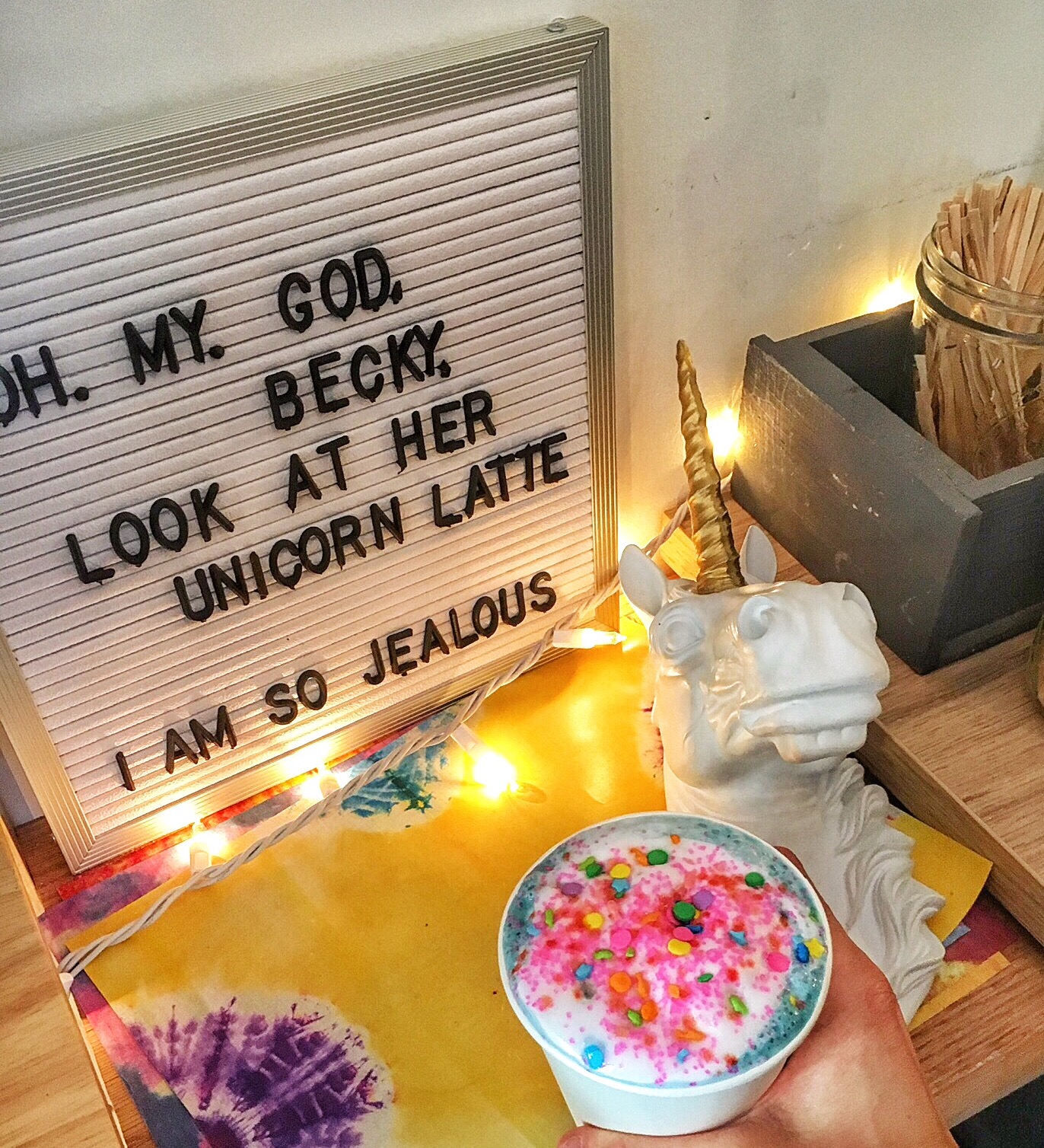 I finally made it to The End in Brooklyn to try their Unicorn Latte! I felt like such a fangirl!