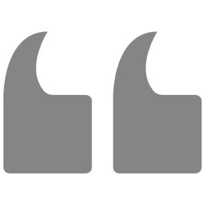 Quotation mark icons